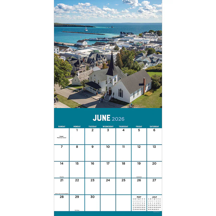 2026 Michigan - Square Wall Calendar