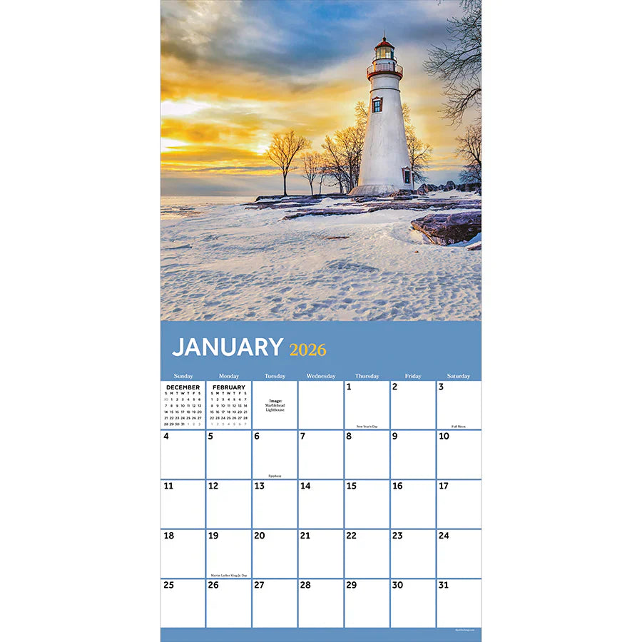 2026 Ohio - Square Wall Calendar