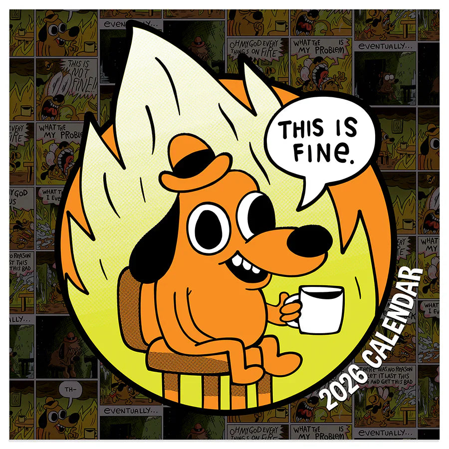 2026 THIS IS FINE - Mini Wall Calendar