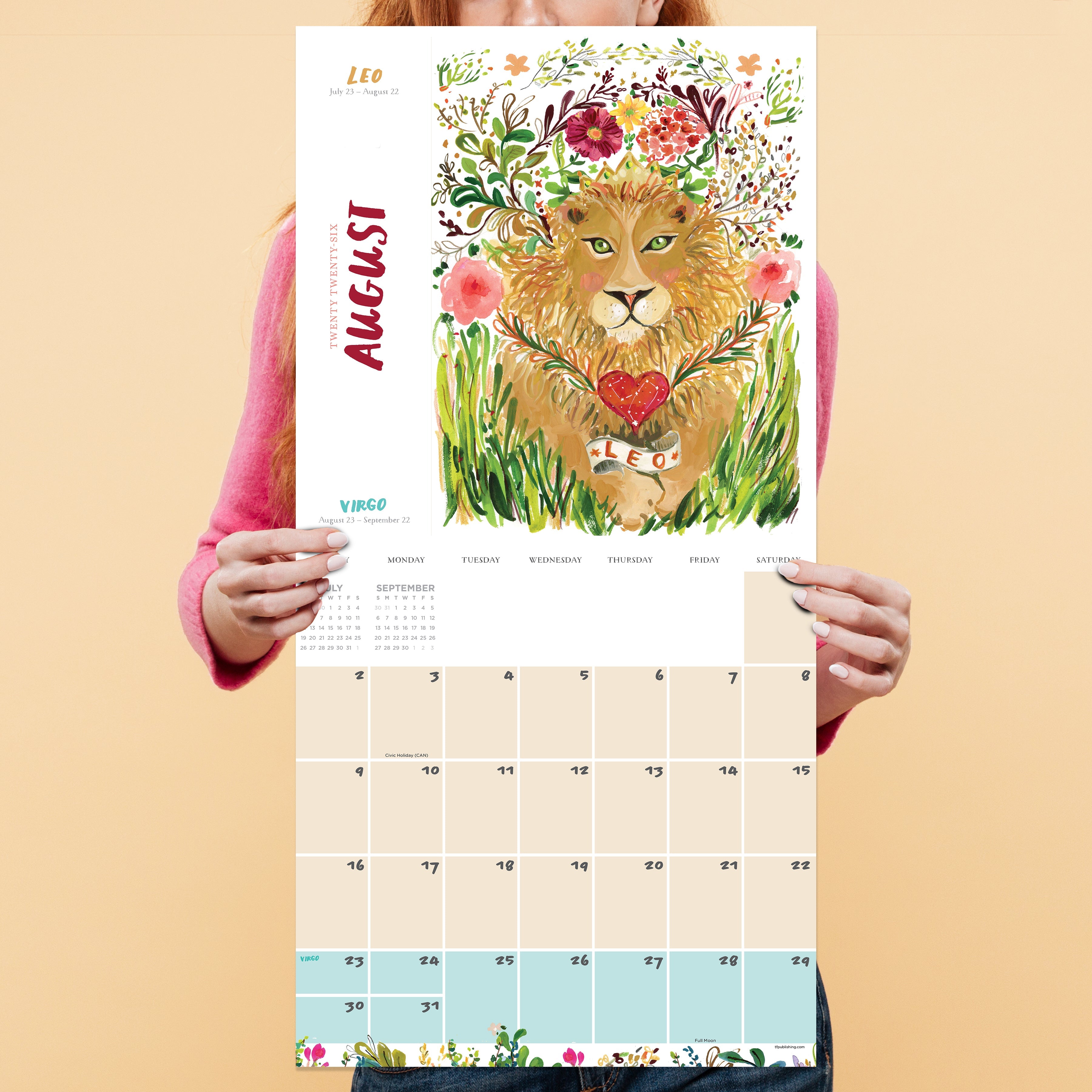 2026 Zodiac - Square Wall Calendar
