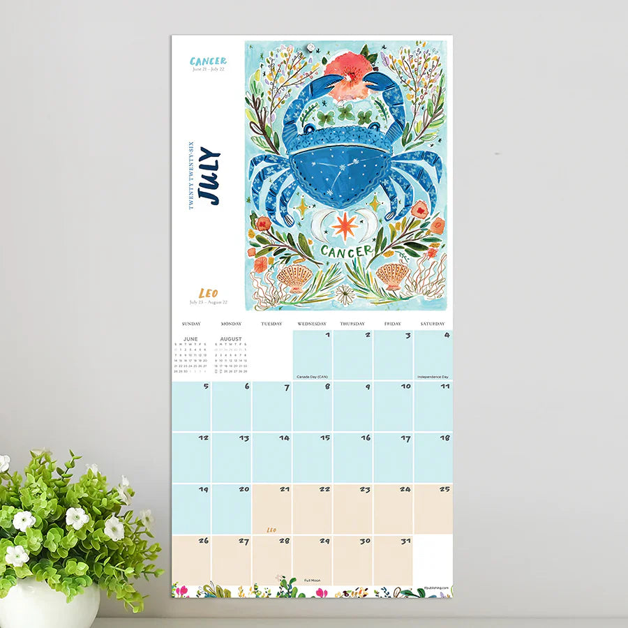 2026 Zodiac - Mini Wall Calendar