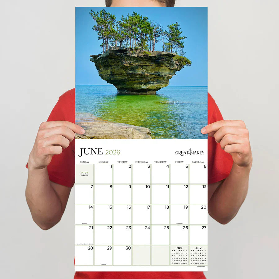 2026 Great Lakes - Square Wall Calendar