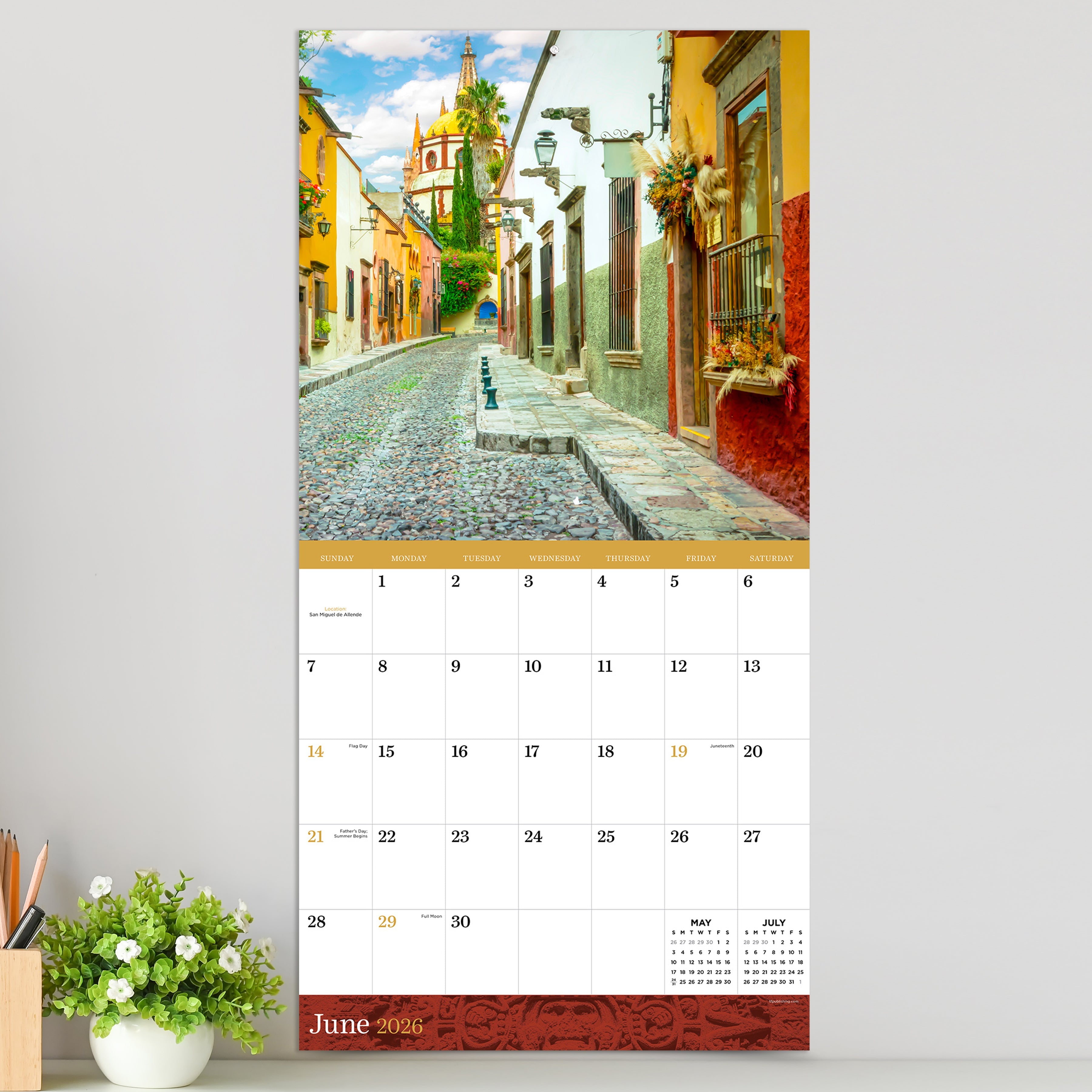 2026 Mexico - Square Wall Calendar