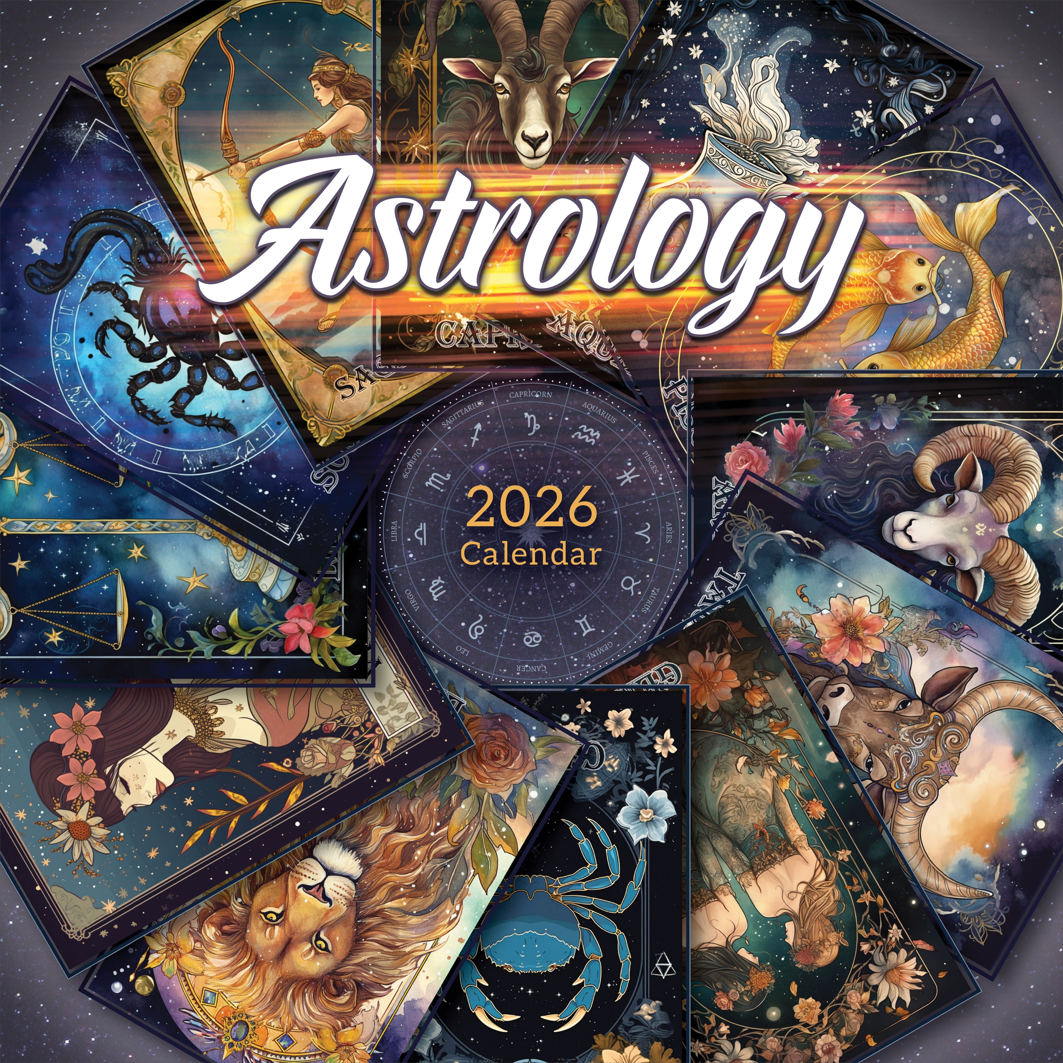 2026 Astrology - Square Wall Calendar