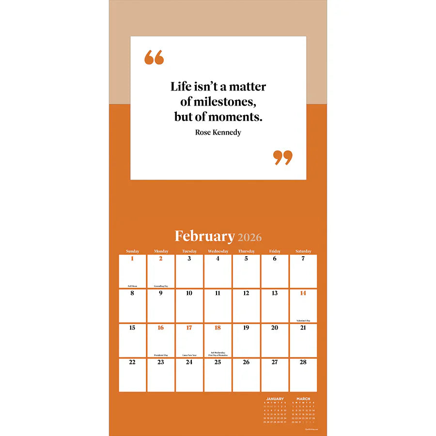 2026 Inspire - Square Wall Calendar