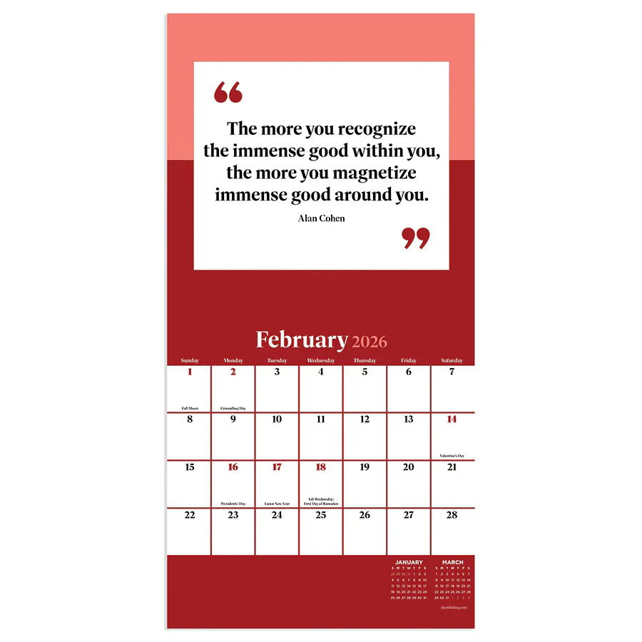 2026 Inspire - Mini Wall Calendar