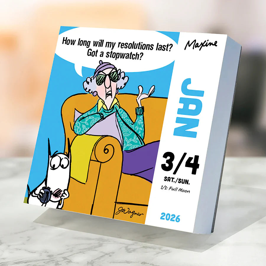 2026 Maxine - Daily Boxed Page-A-Day Calendar