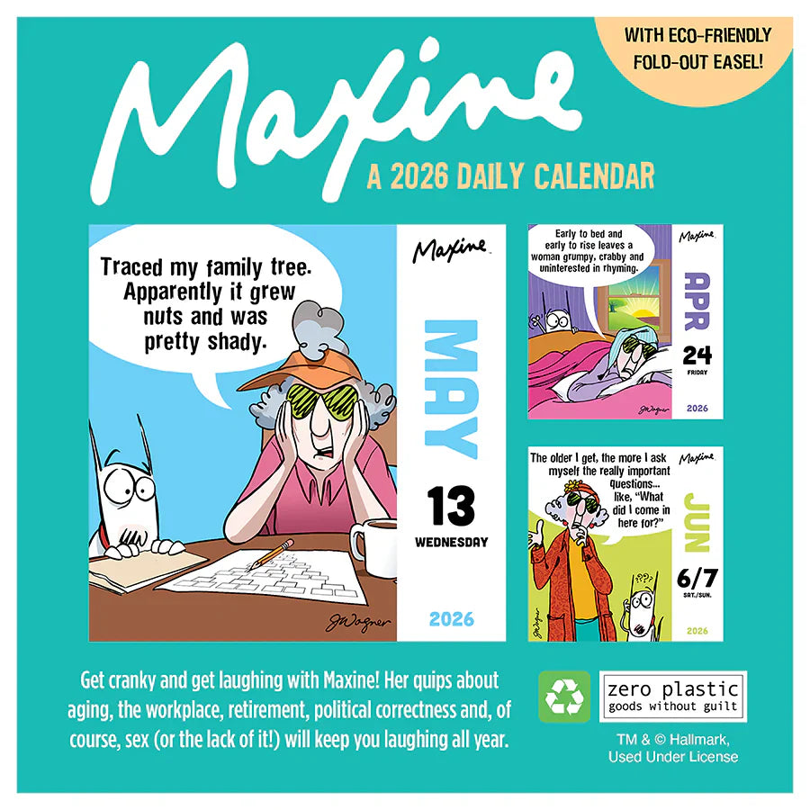 2026 Maxine - Daily Boxed Page-A-Day Calendar
