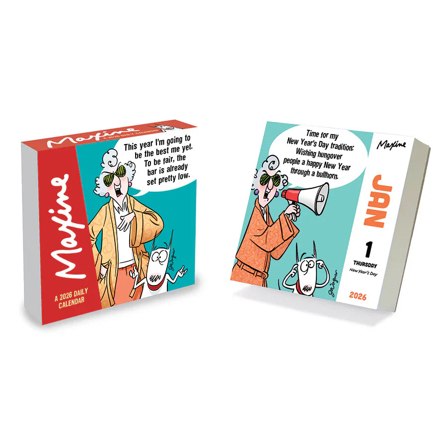 2026 Maxine - Daily Boxed Page-A-Day Calendar