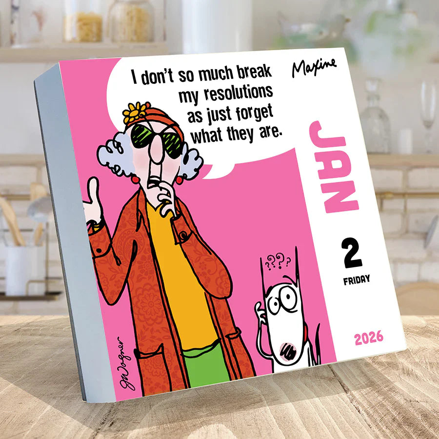2026 Maxine - Daily Boxed Page-A-Day Calendar