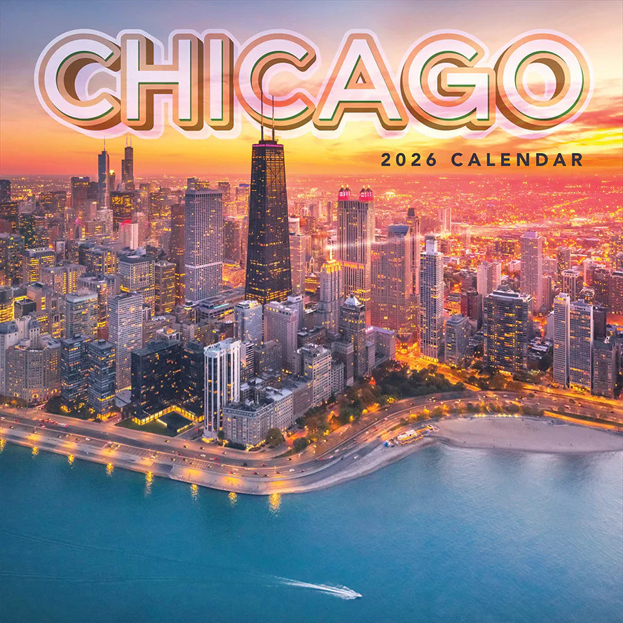 2026 Chicago - Square Wall Calendar