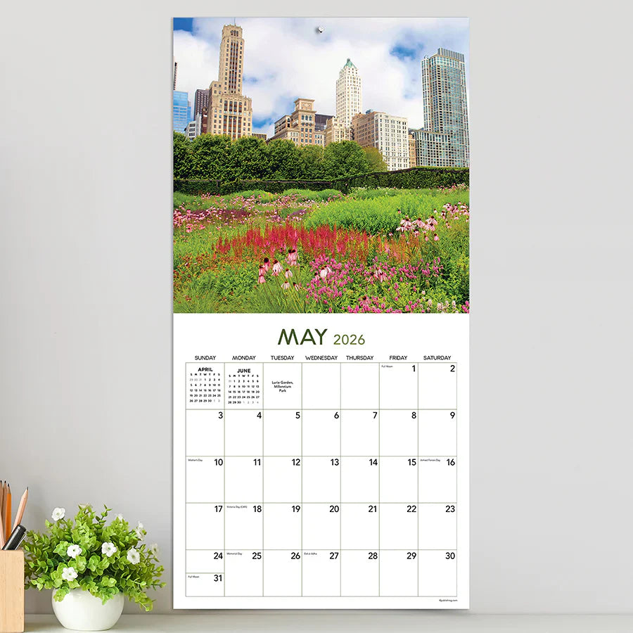 2026 Chicago - Square Wall Calendar