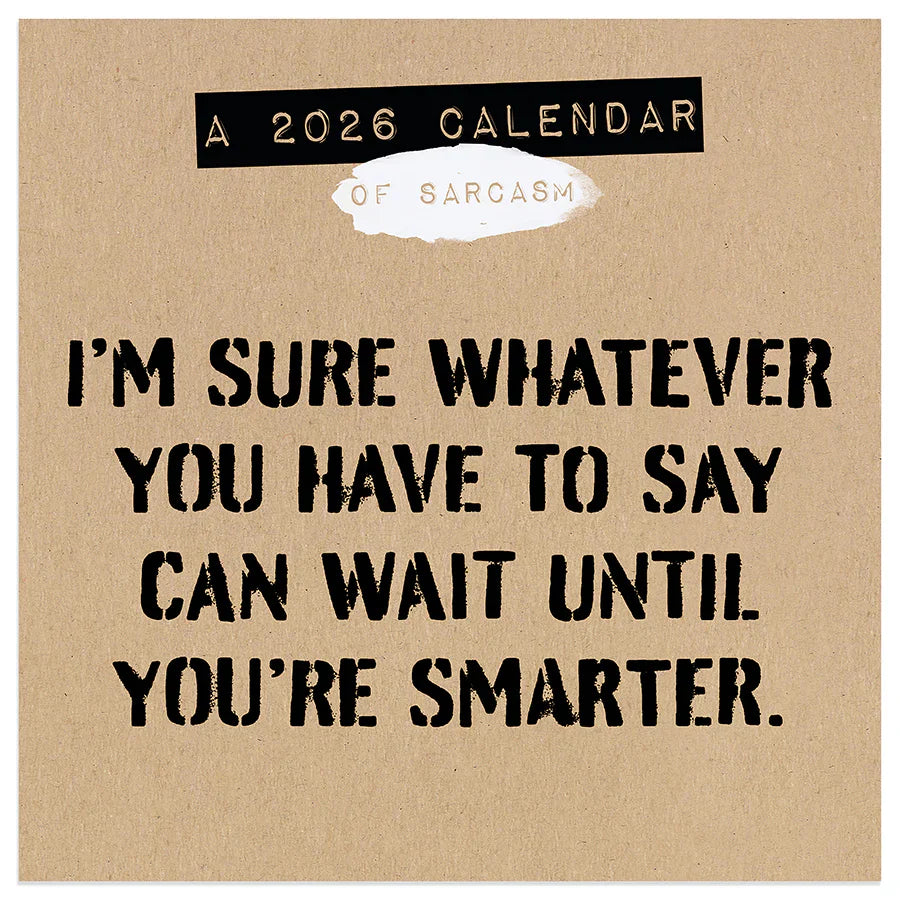 2026 Anti-Affirmations & Sarcasm - Mini Wall Calendar
