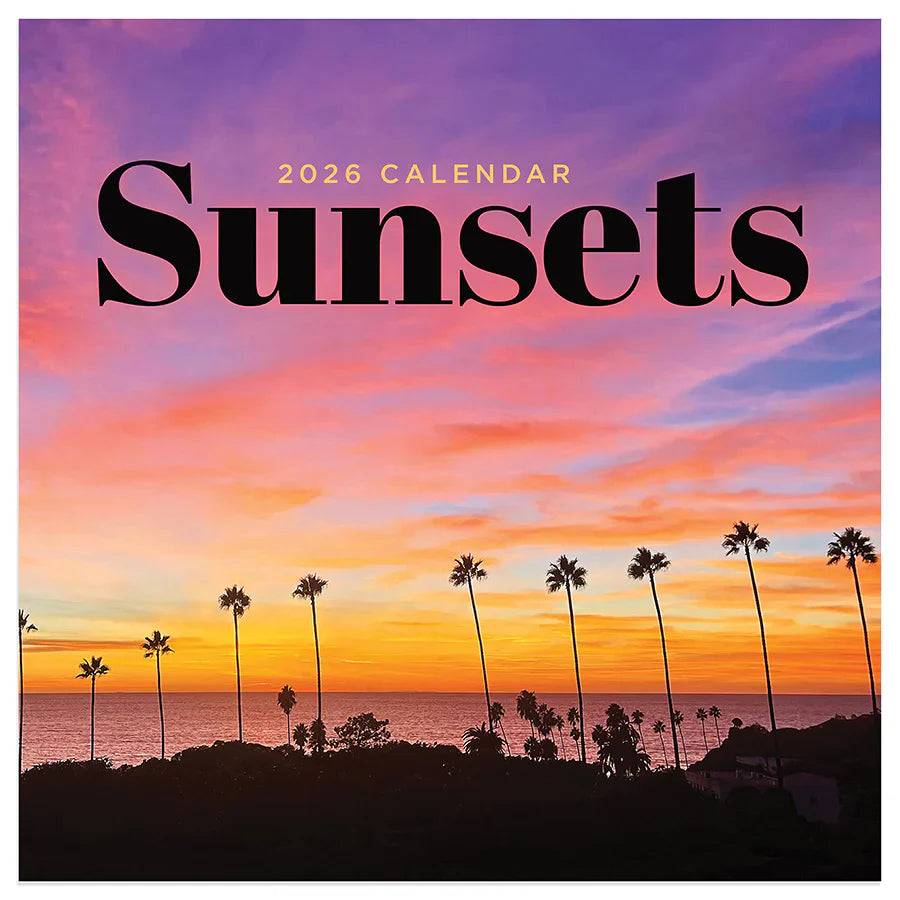 2026 Sunsets - Mini Wall Calendar