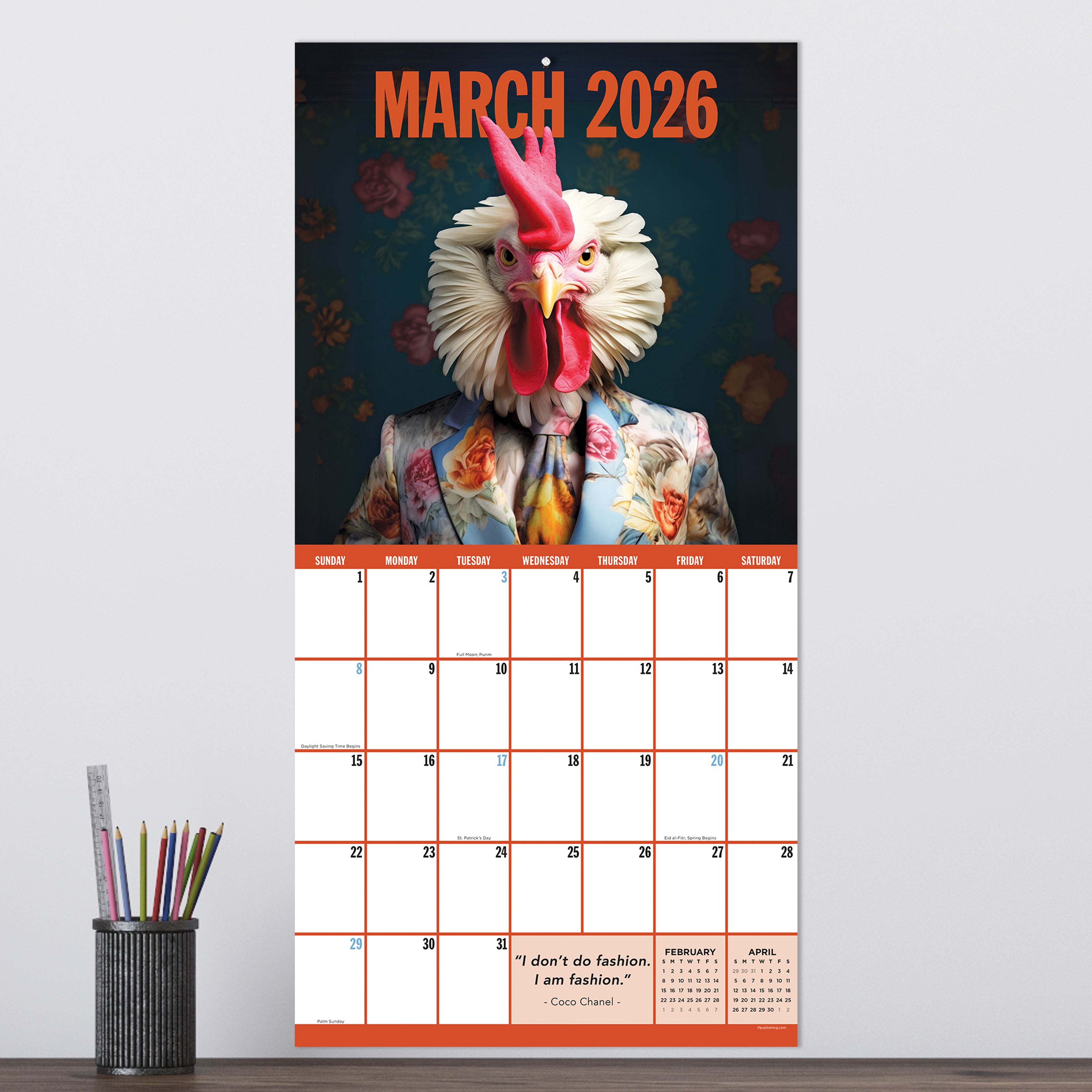 2026 Pawsmopolitan - Square Wall Calendar