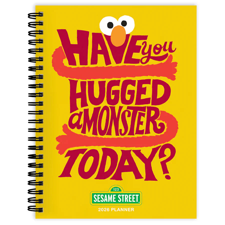 2026 Sesame Street - Medium Monthly & Weekly Pocket Diary/Planner