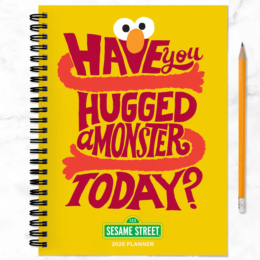 2026 Sesame Street - Medium Monthly & Weekly Pocket Diary/Planner
