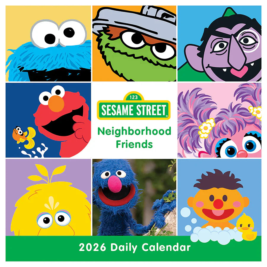 2026 Sesame Street - Daily Boxed Page-A-Day Calendar