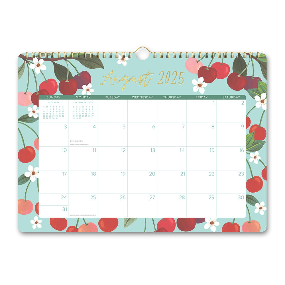 2026 Fruit & Flora - Deluxe Wall Calendar