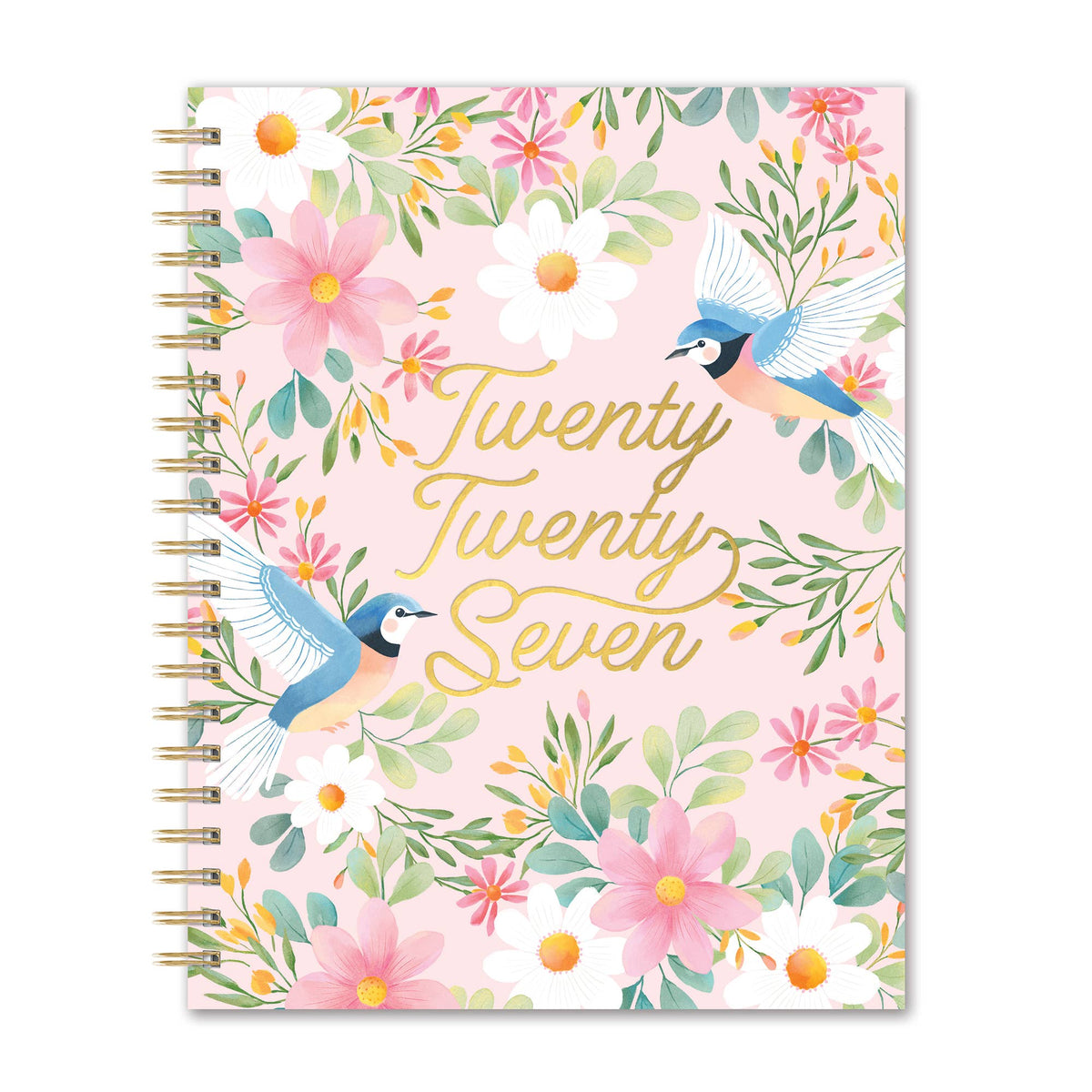 2027 Birds & Blooms Extra-Large Spiral Planner