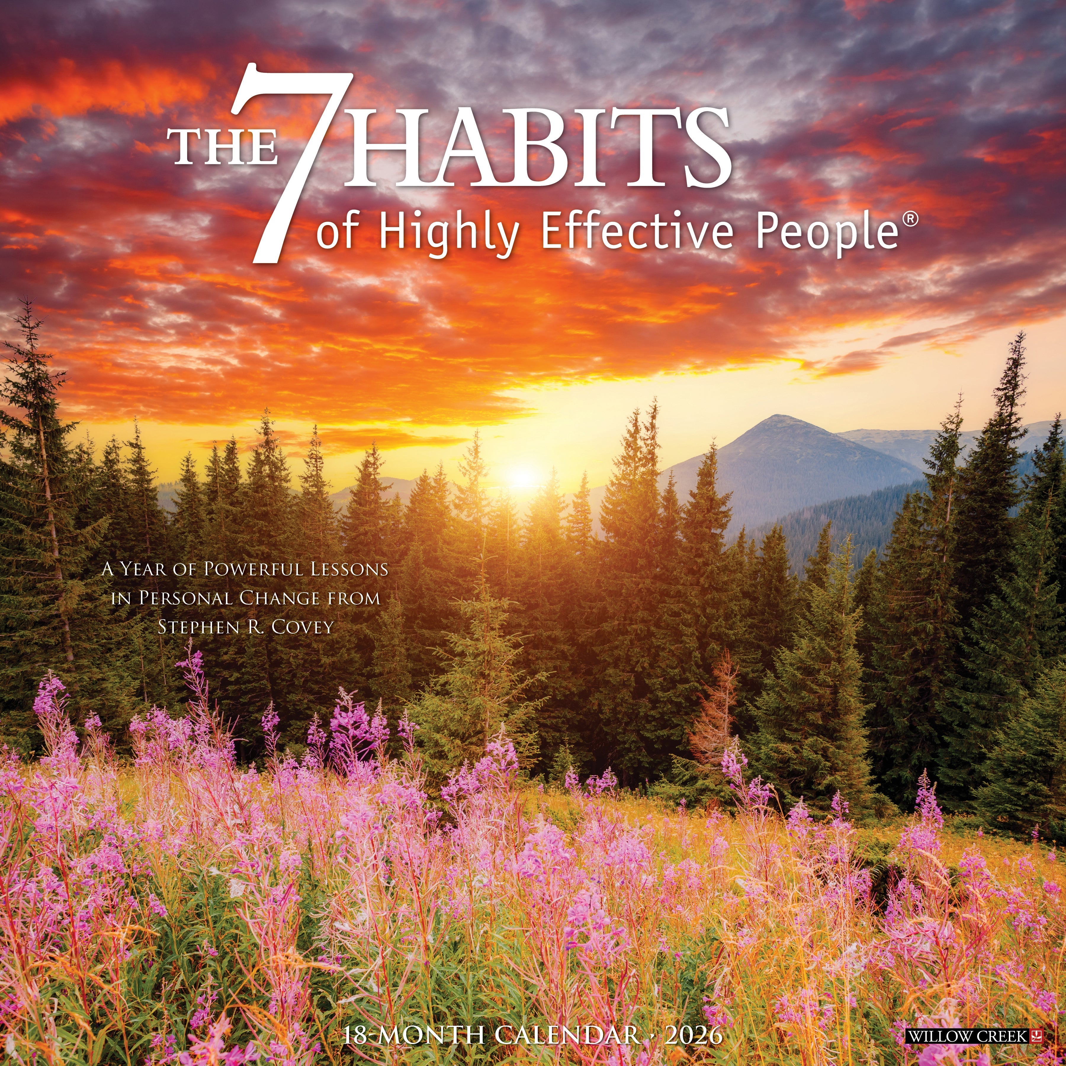 2026 The 7 Habits of Highly Effective People - Square Wall Calendar