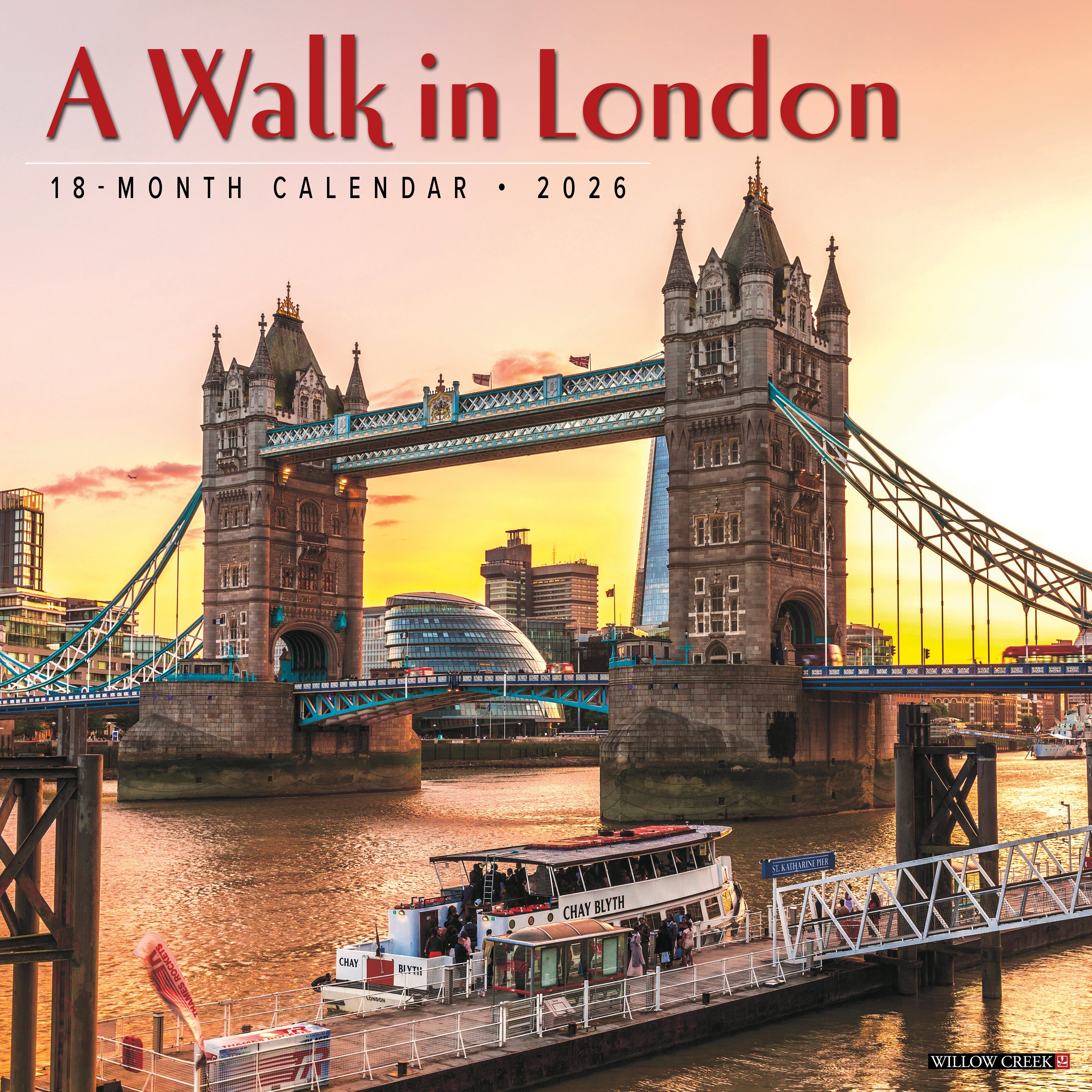 2026 A Walk in London - Square Wall Calendar