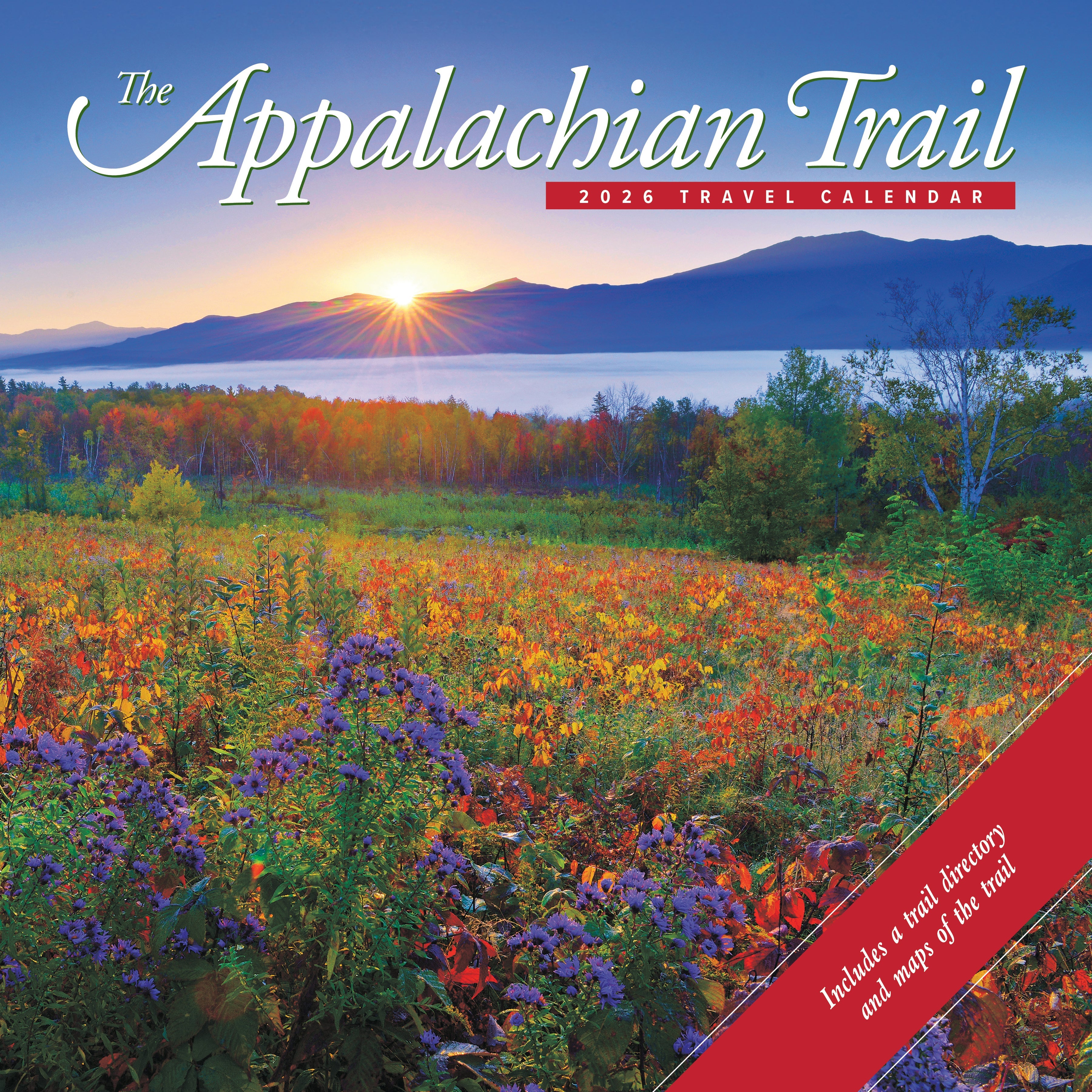 2026 The Appalachian Trail - Square Wall Calendar