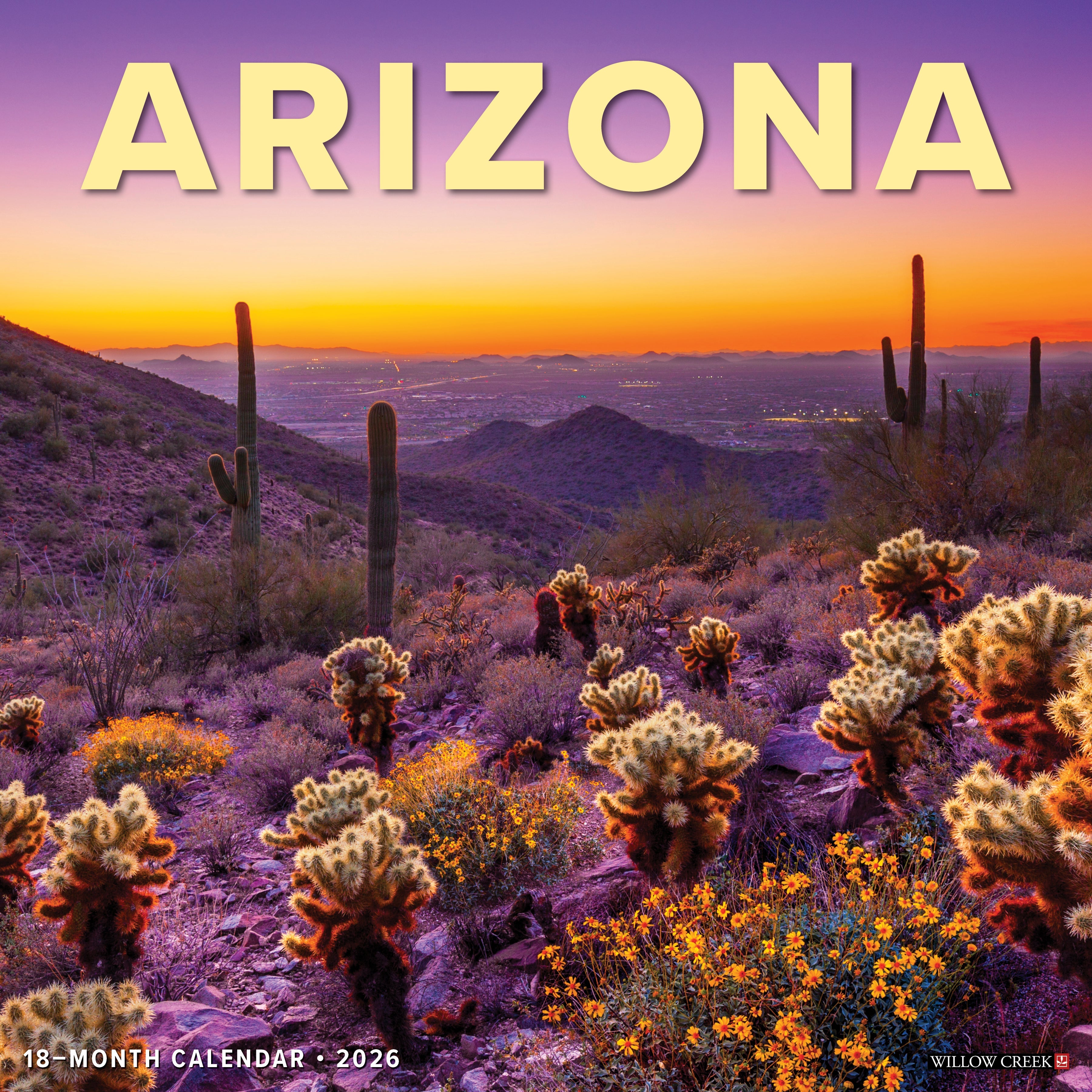 2026 Arizona - Square Wall Calendar