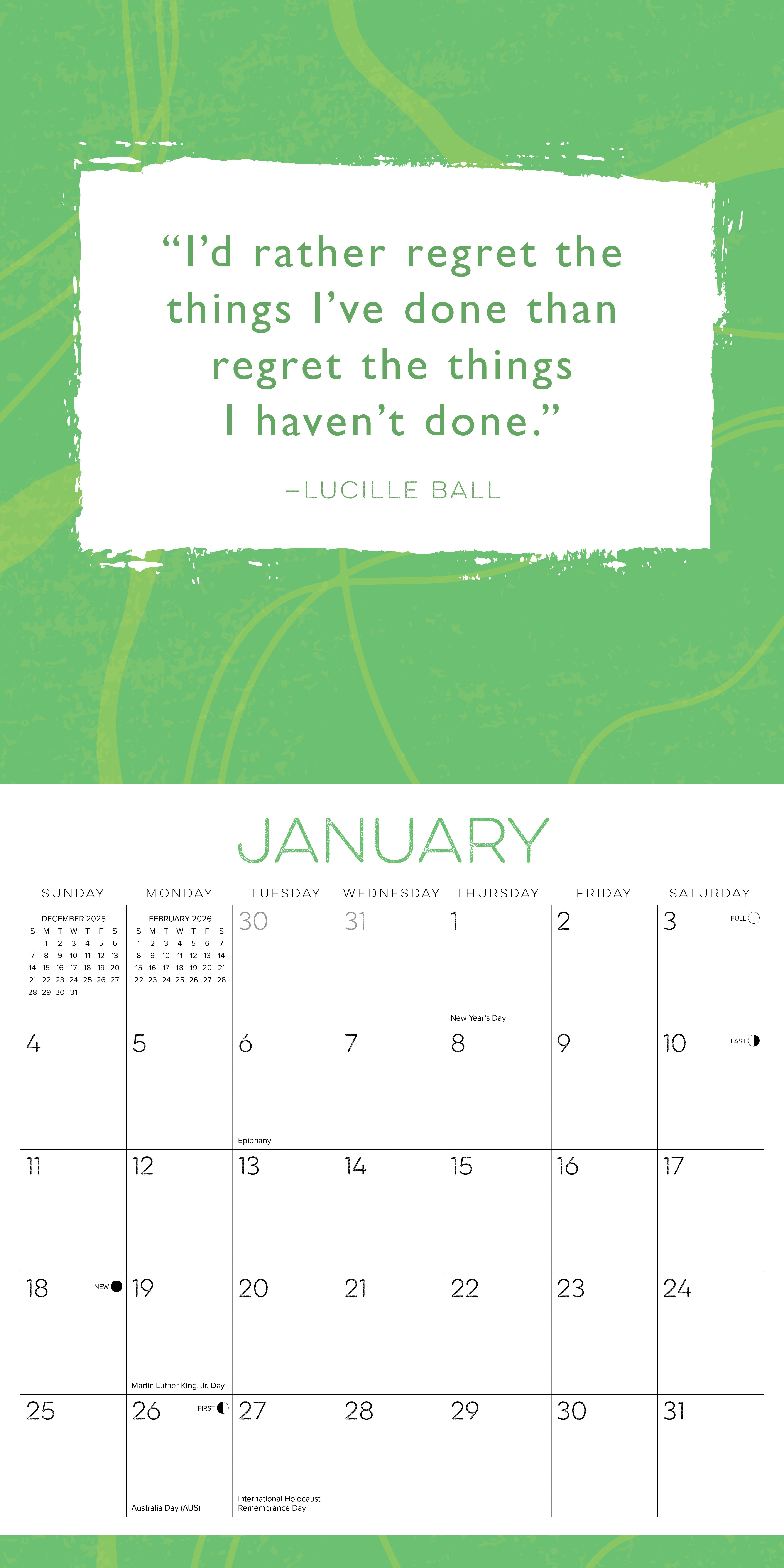 2026 Aspire to Inspire - Square Wall Calendar