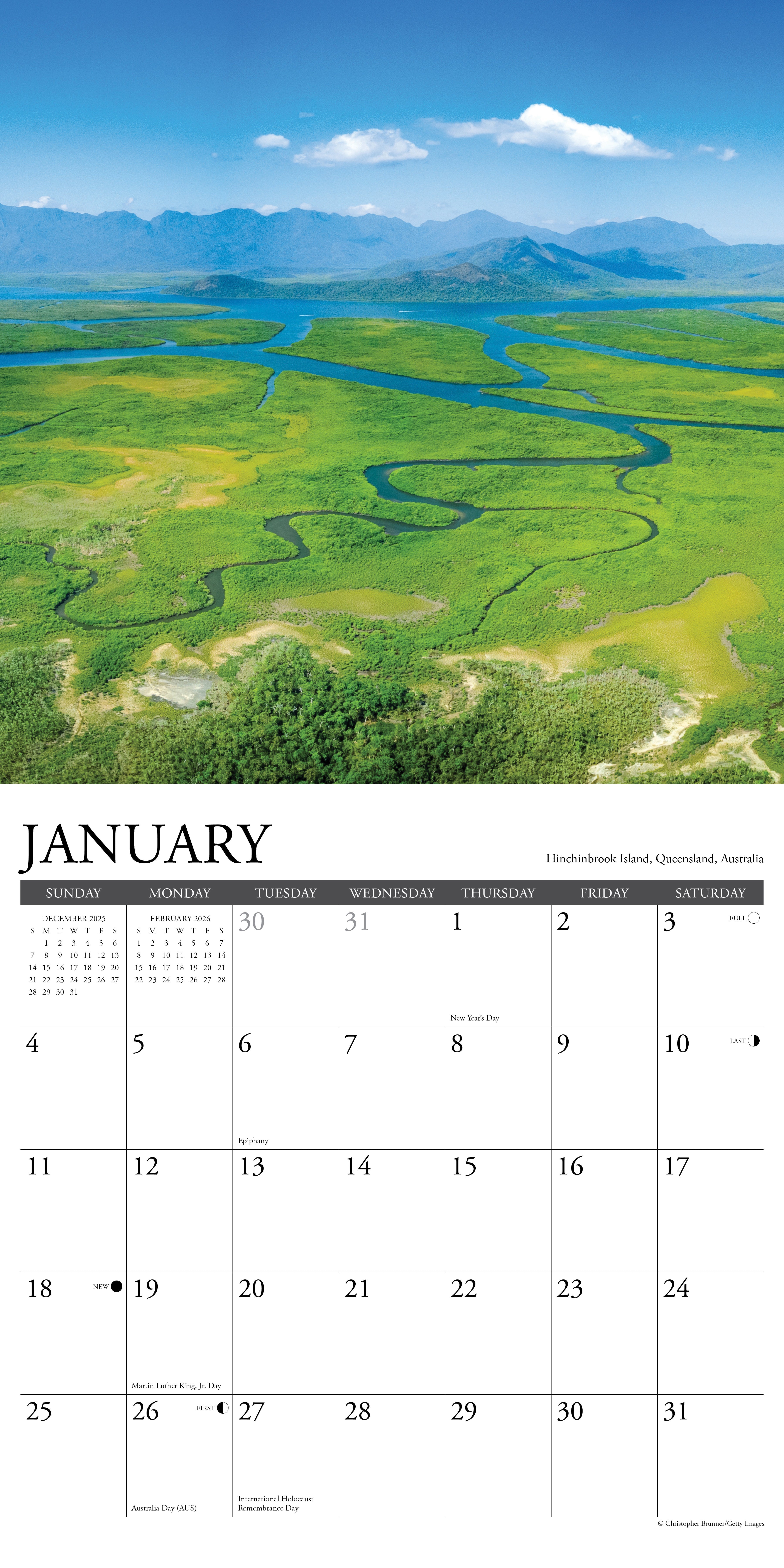 2026 Australia - Square Wall Calendar