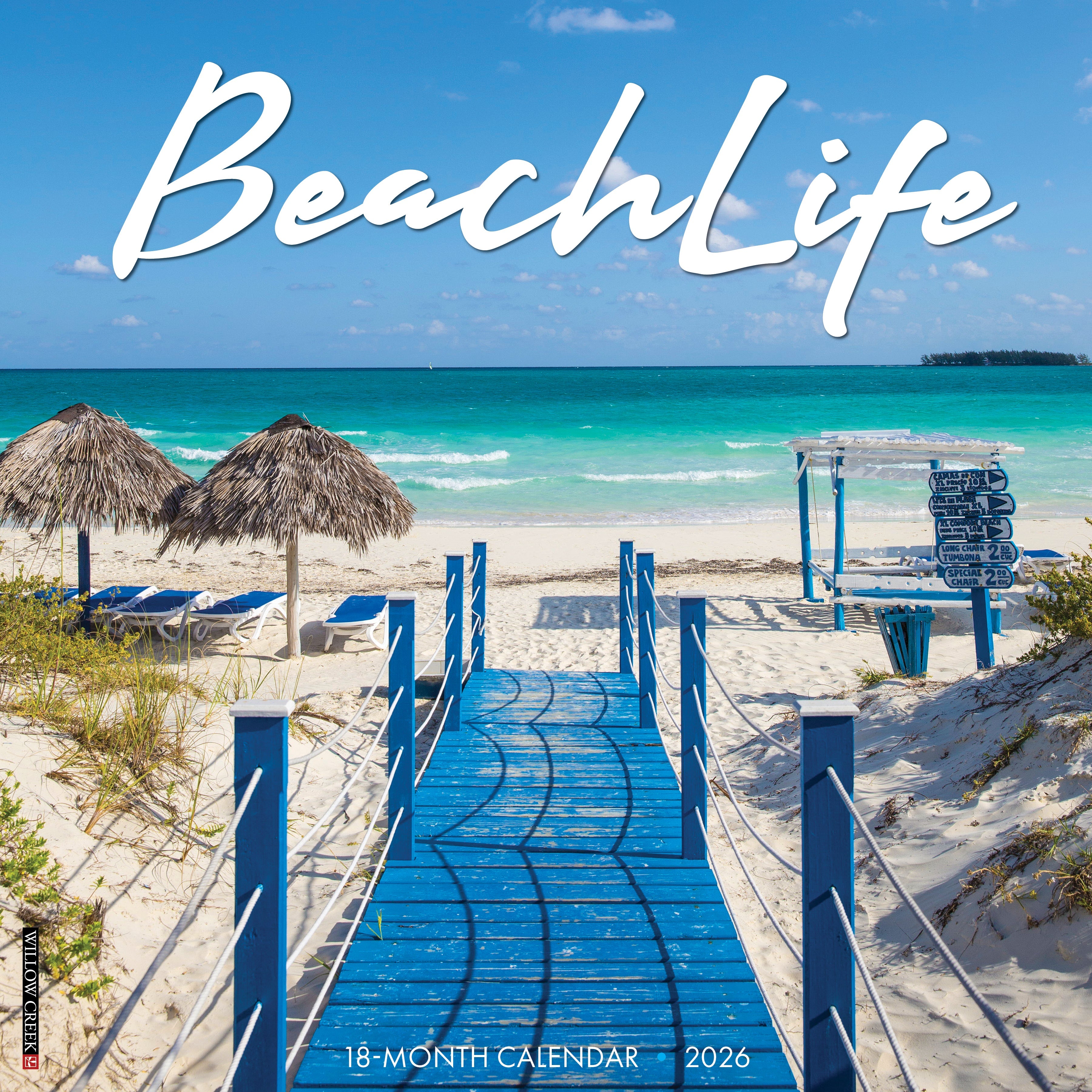 2026 BeachLife - Square Wall Calendar