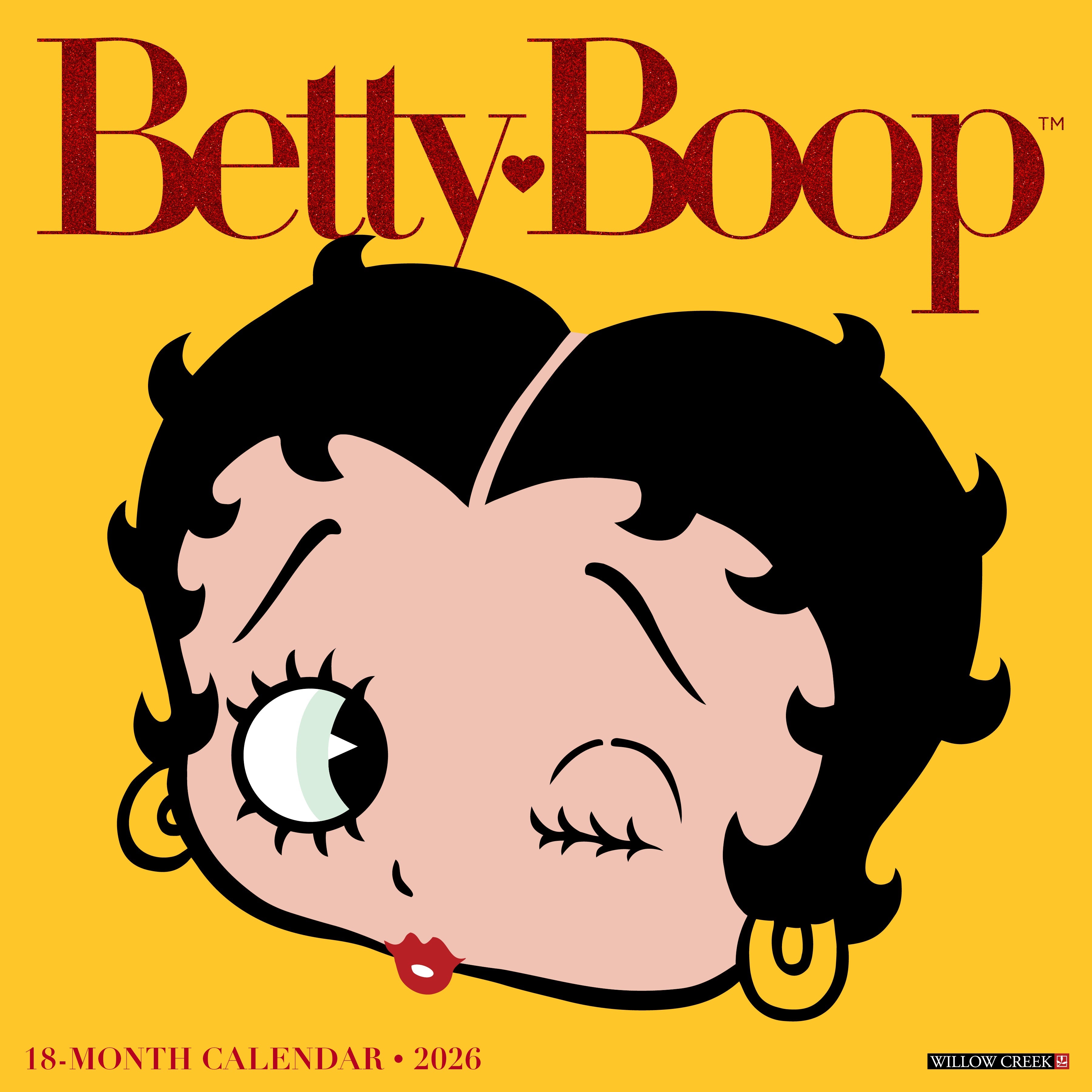 2026 Betty Boop - Square Wall Calendar