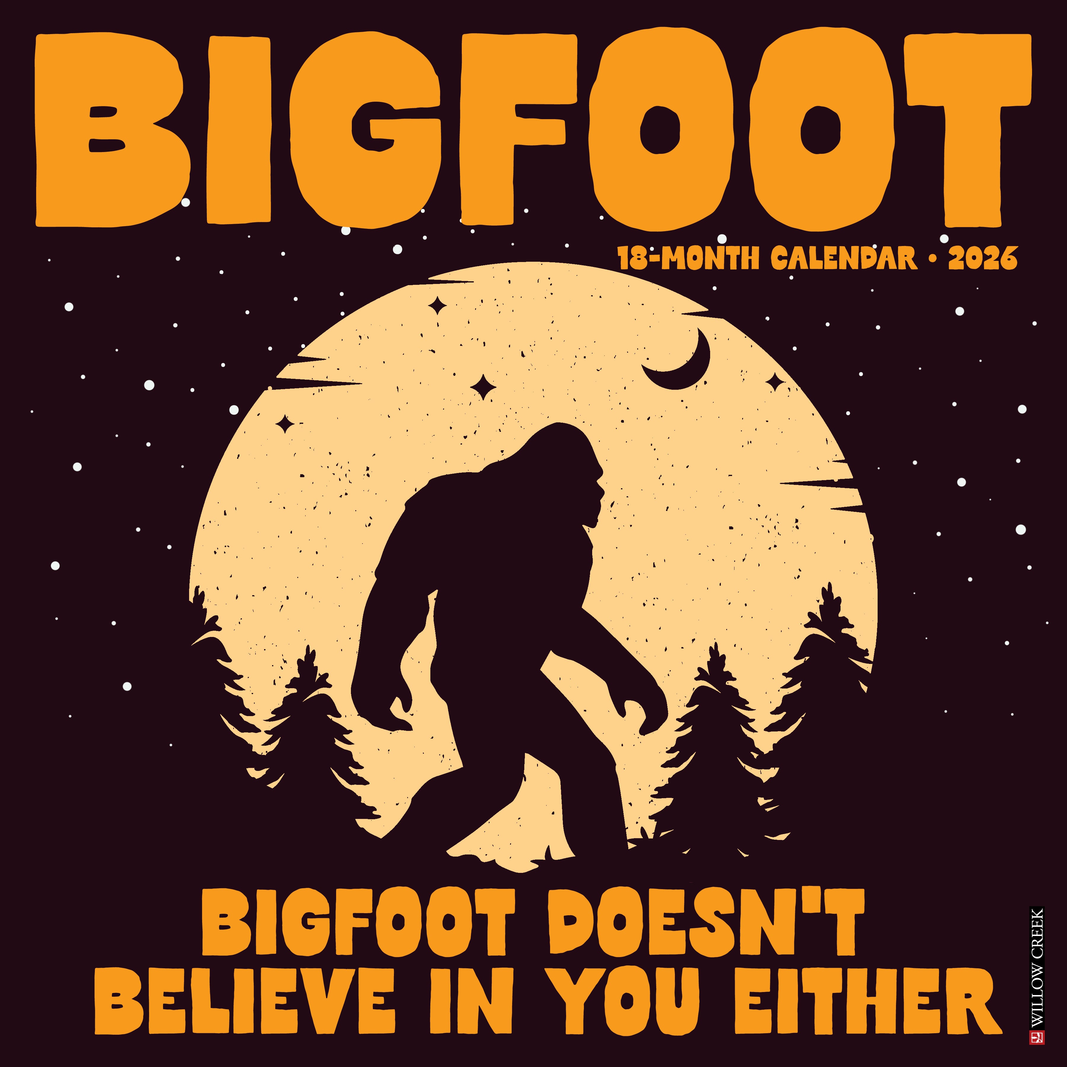 2026 Bigfoot - Square Wall Calendar