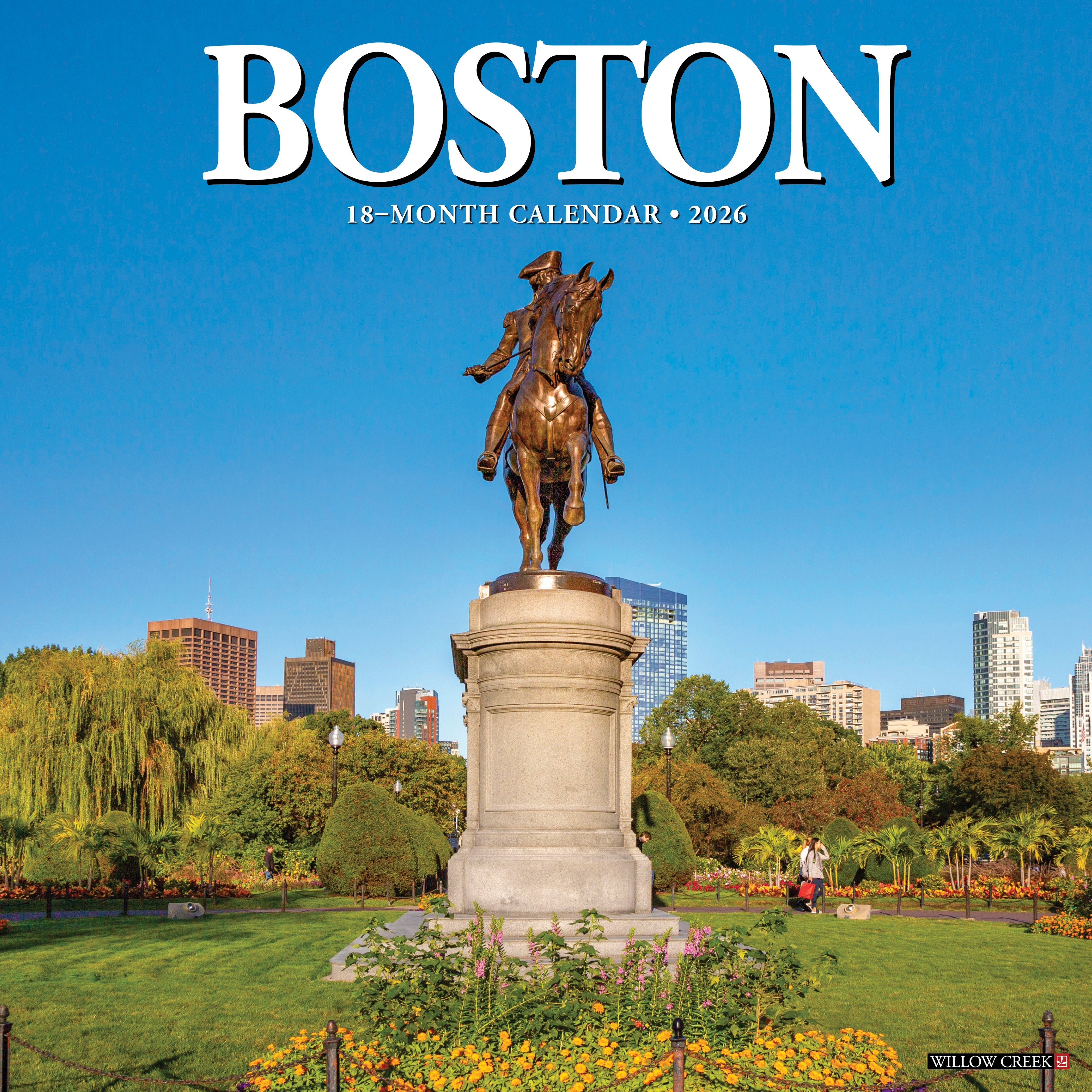2026 Boston - Square Wall Calendar