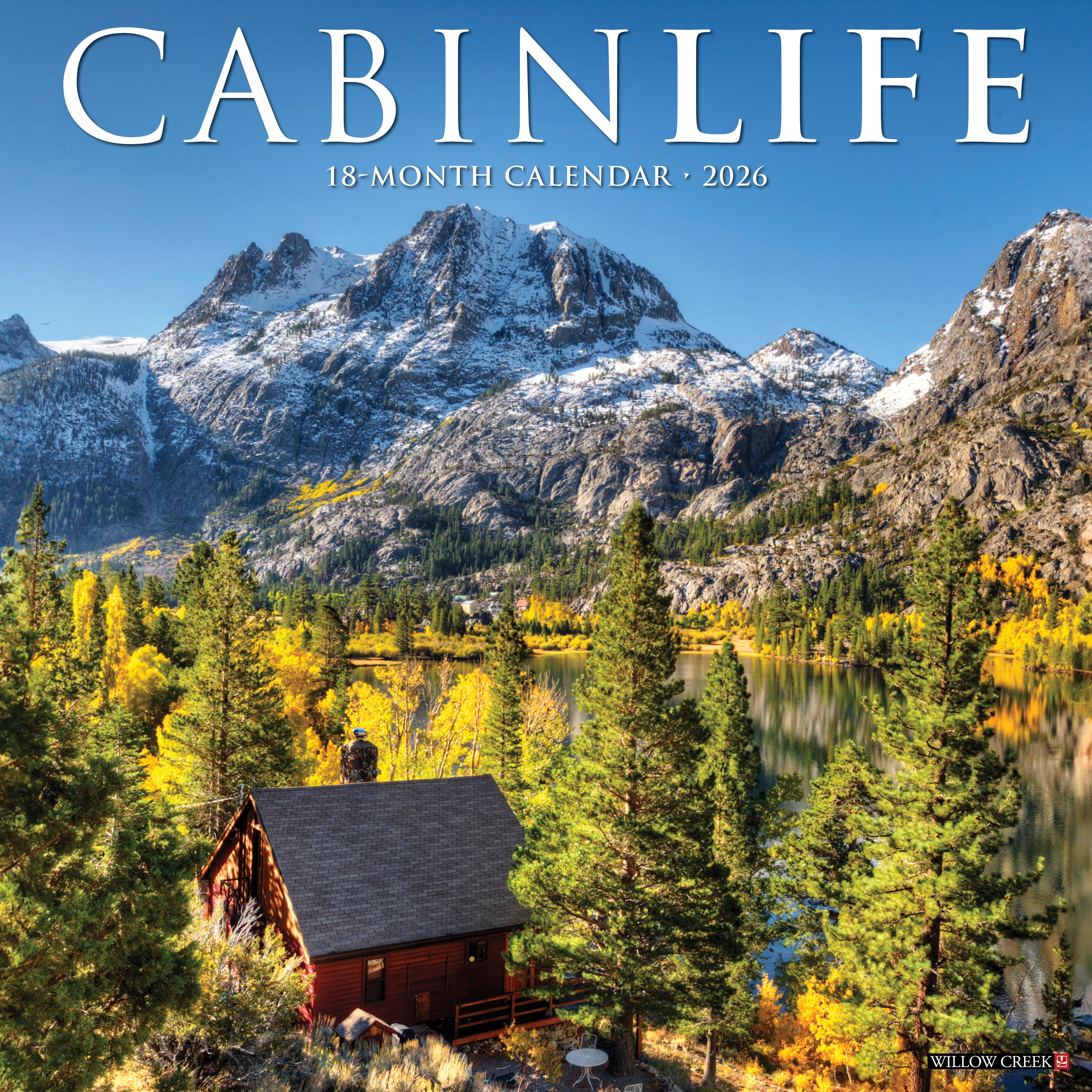 2026 CabinLife - Square Wall Calendar