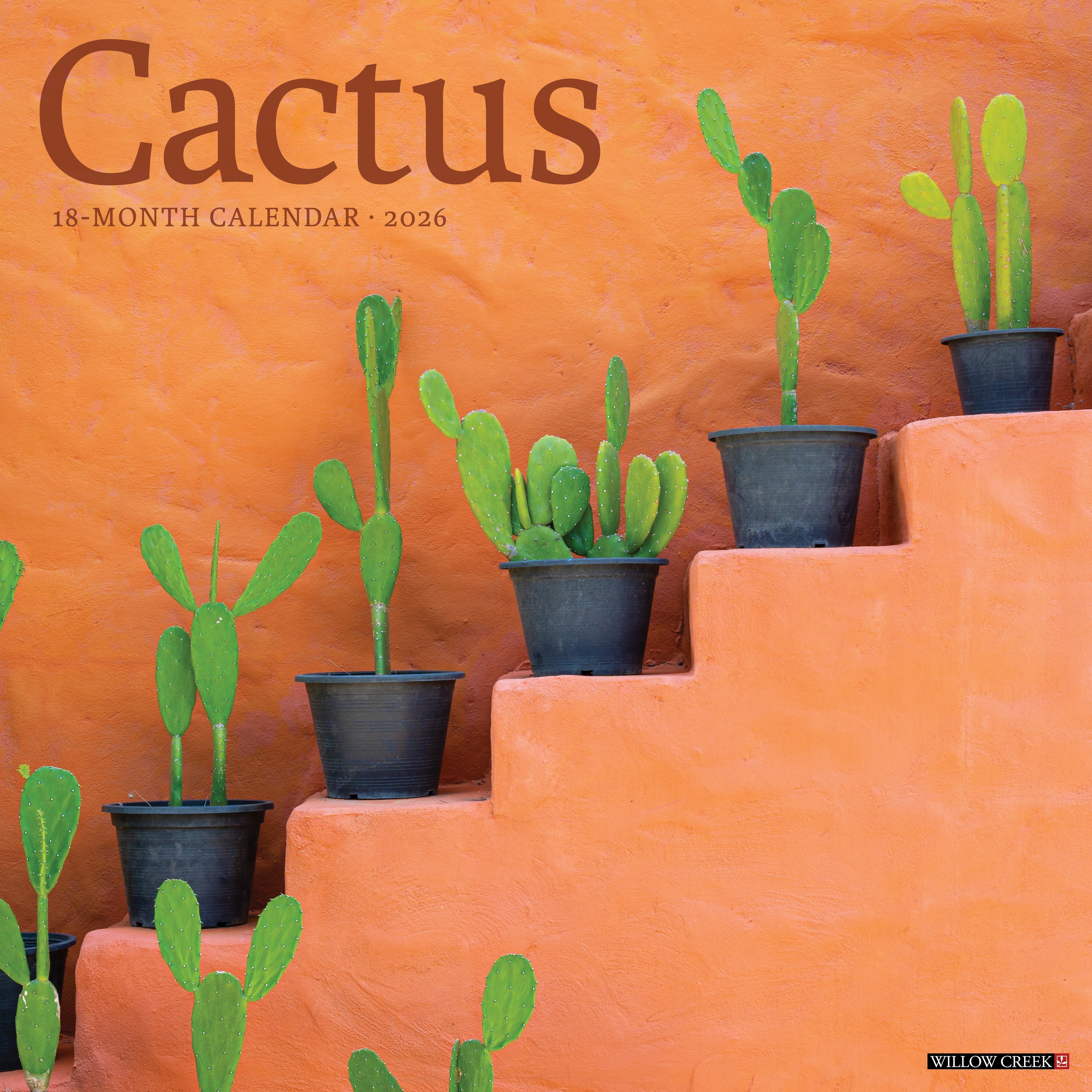 2026 Cactus - Square Wall Calendar