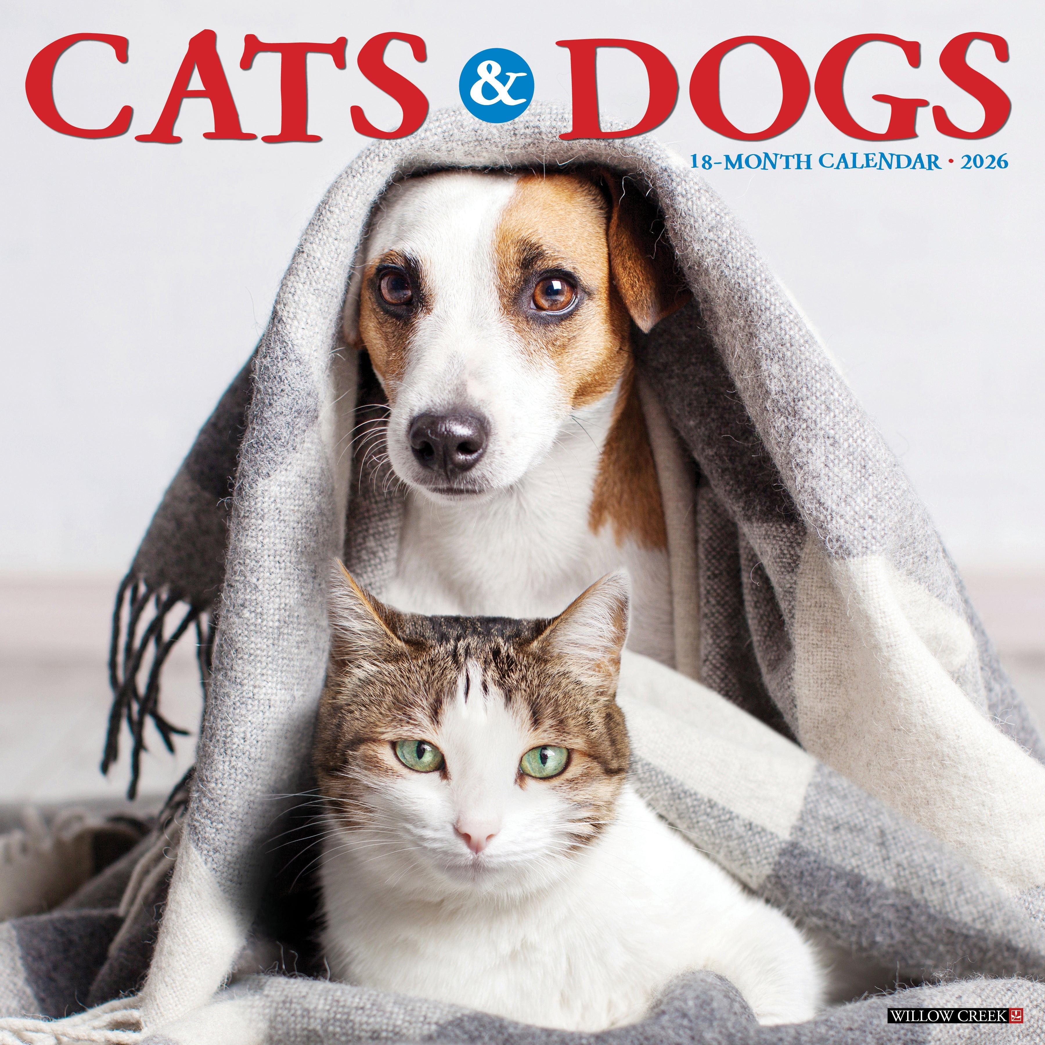 2026 Cats & Dogs - Square Wall Calendar