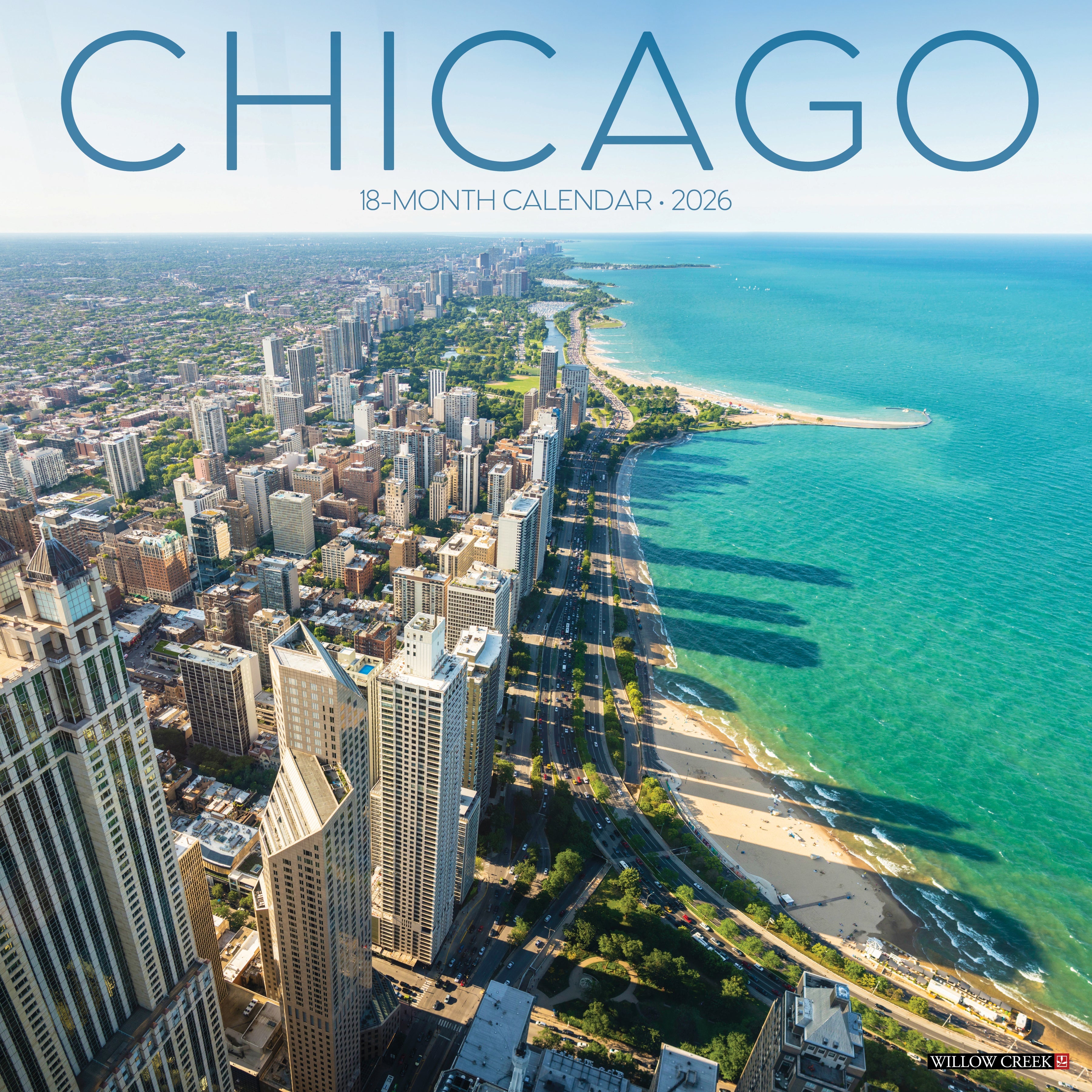 2026 Chicago - Square Wall Calendar