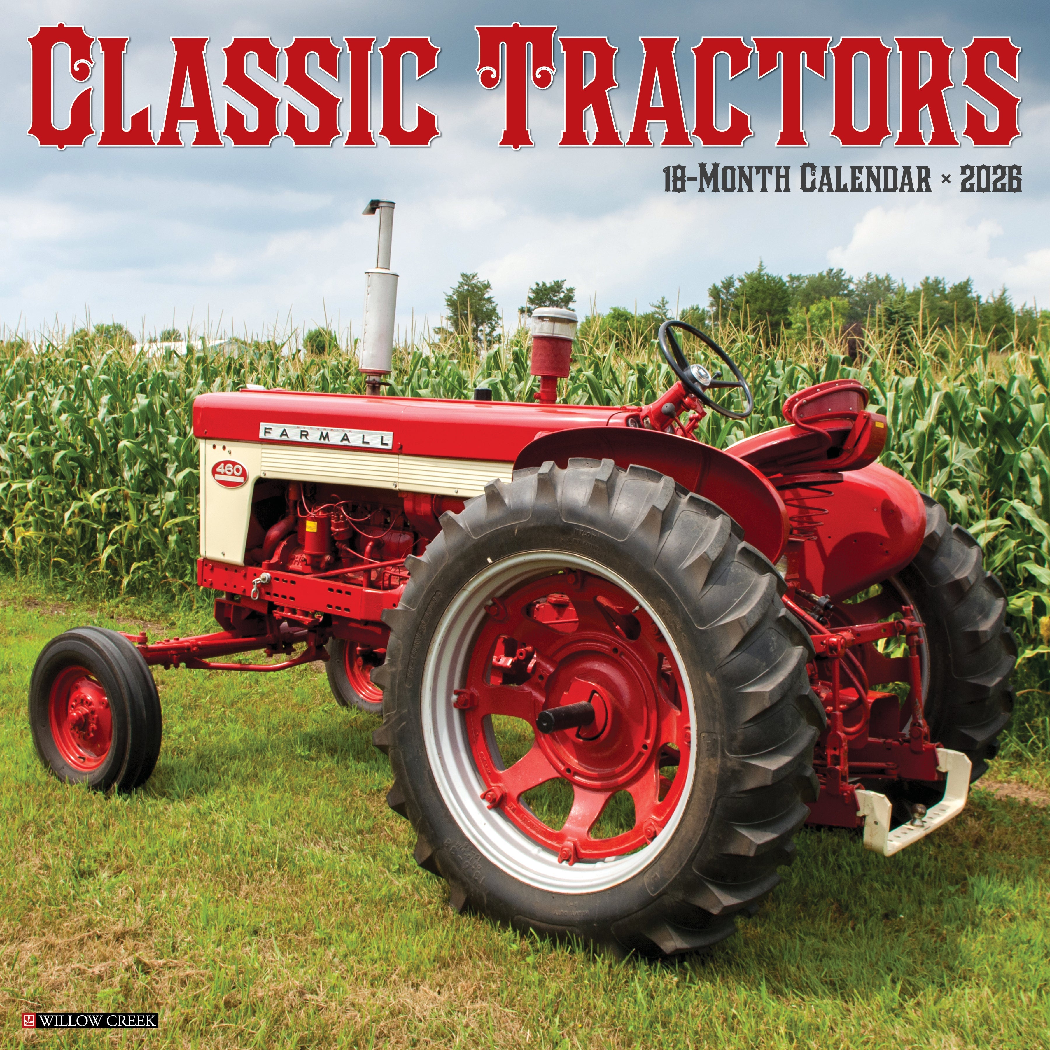 2026 Classic Tractors - Square Wall Calendar