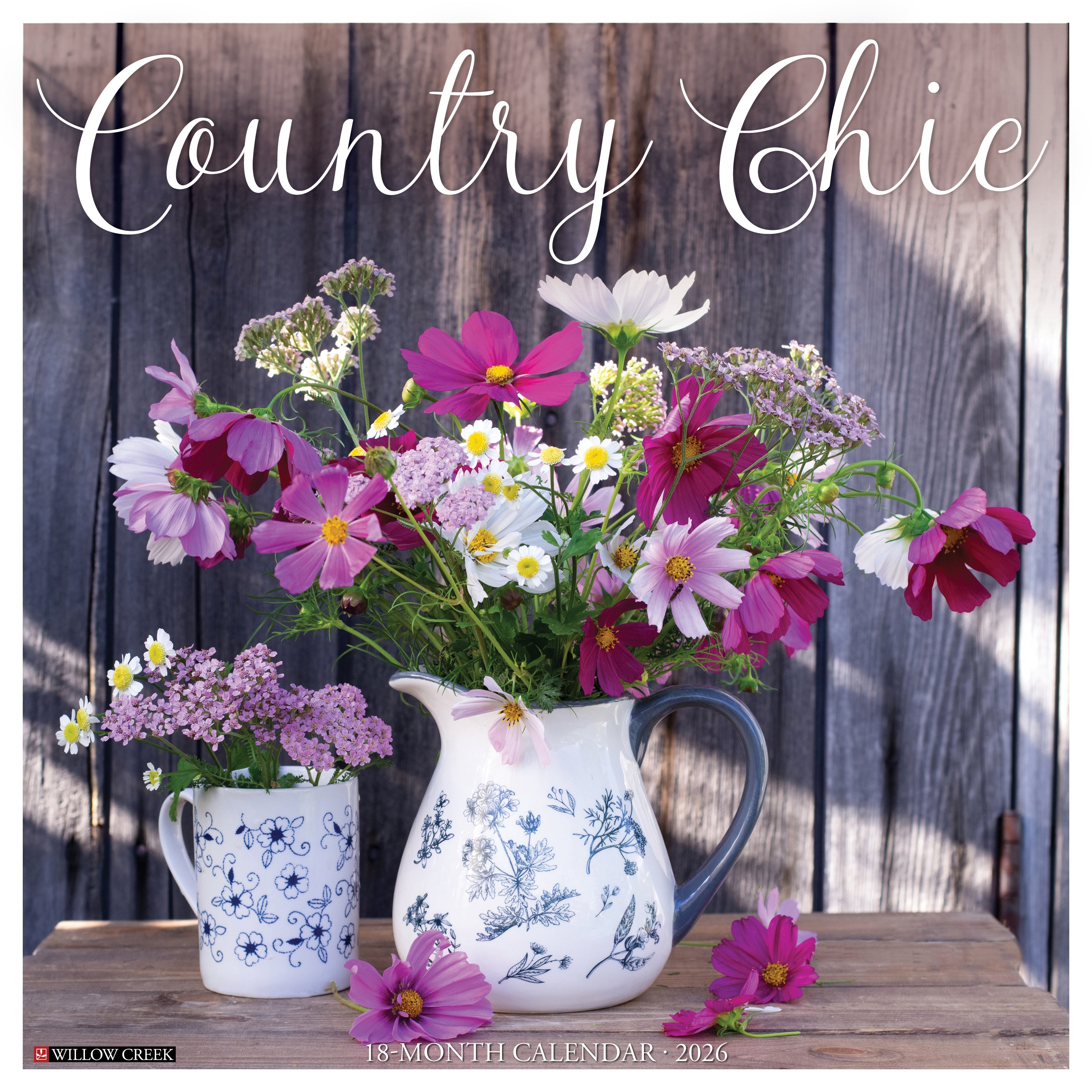 2026 Country Chic - Square Wall Calendar