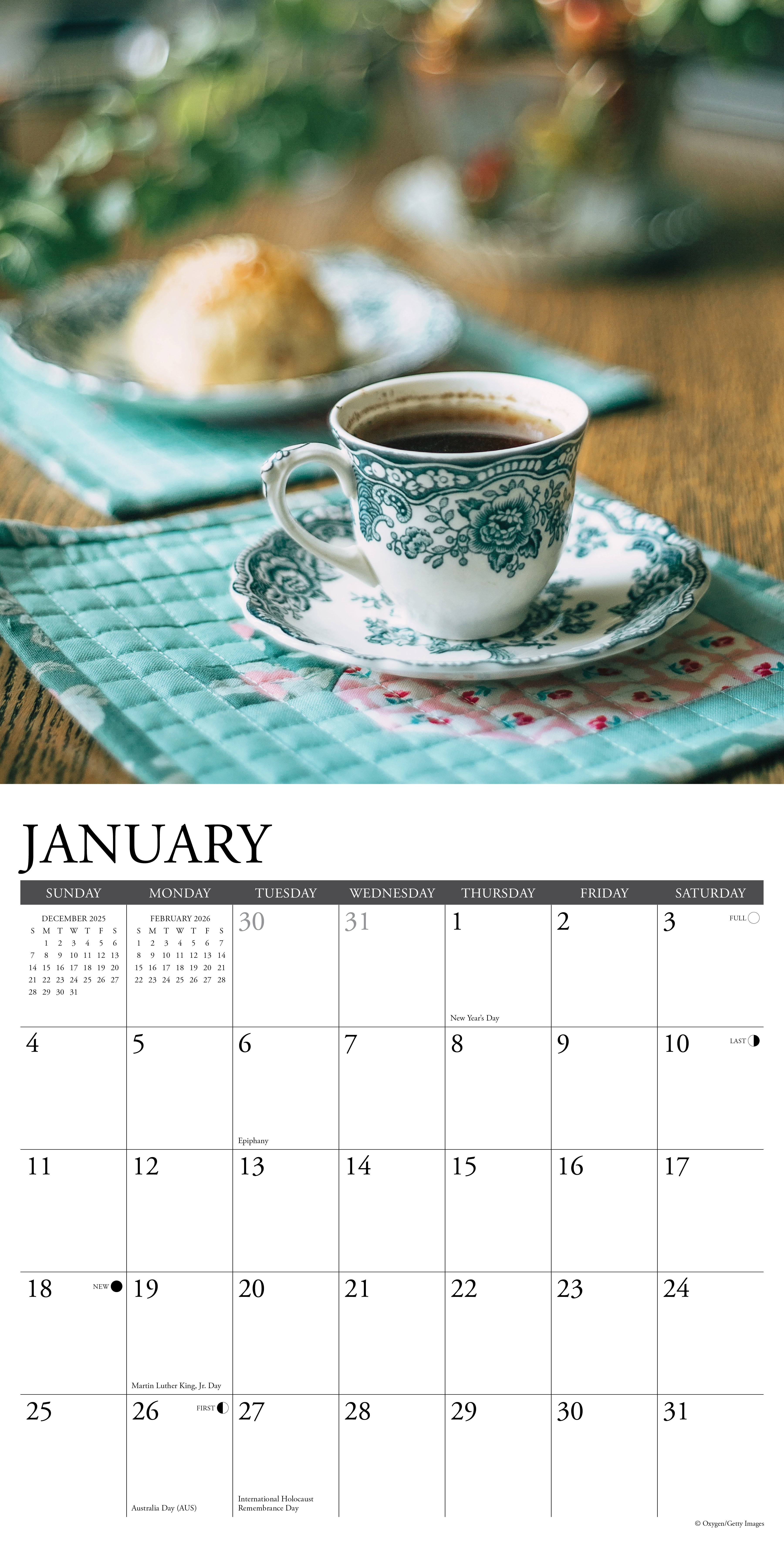 2026 Country Chic - Square Wall Calendar