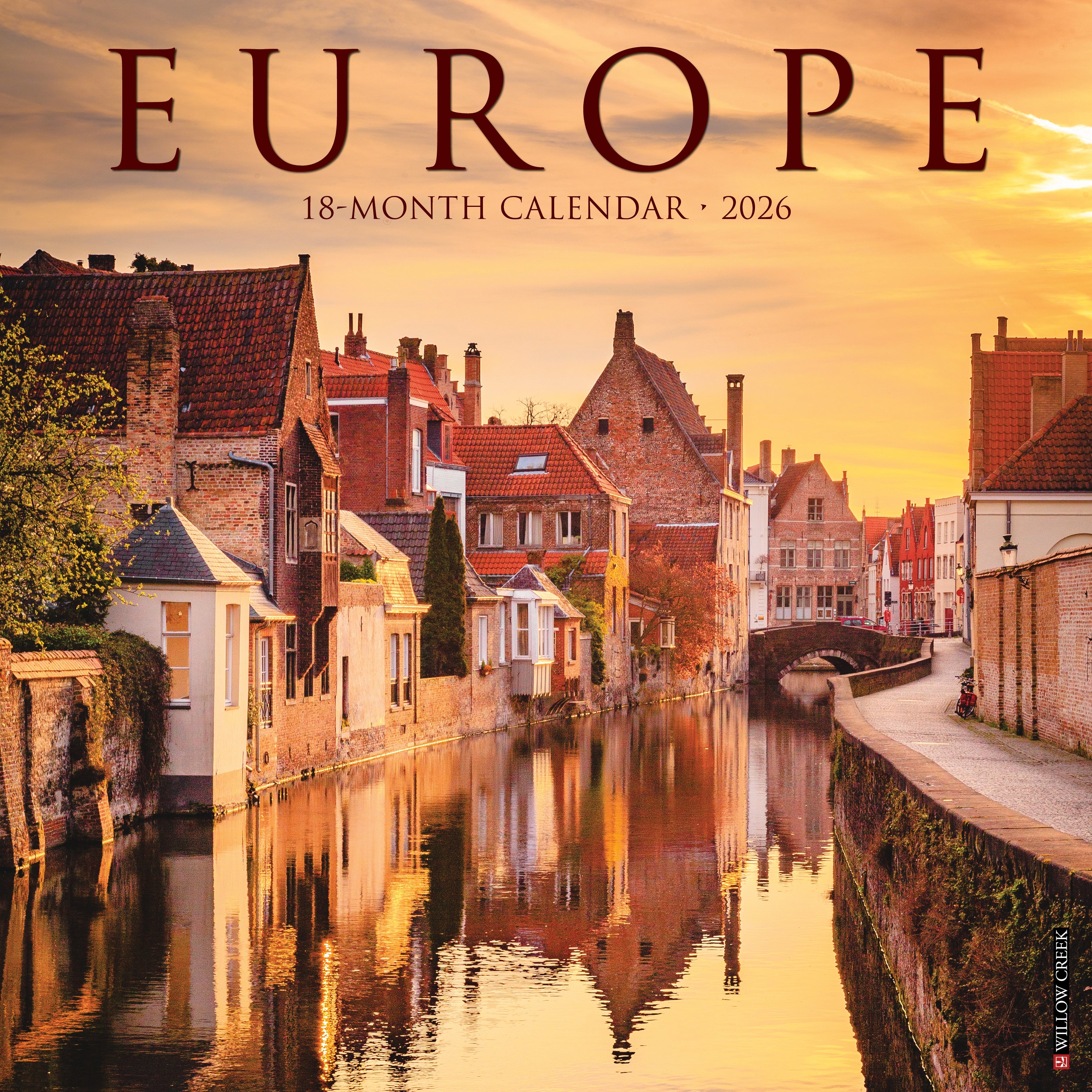 2026 Europe - Square Wall Calendar