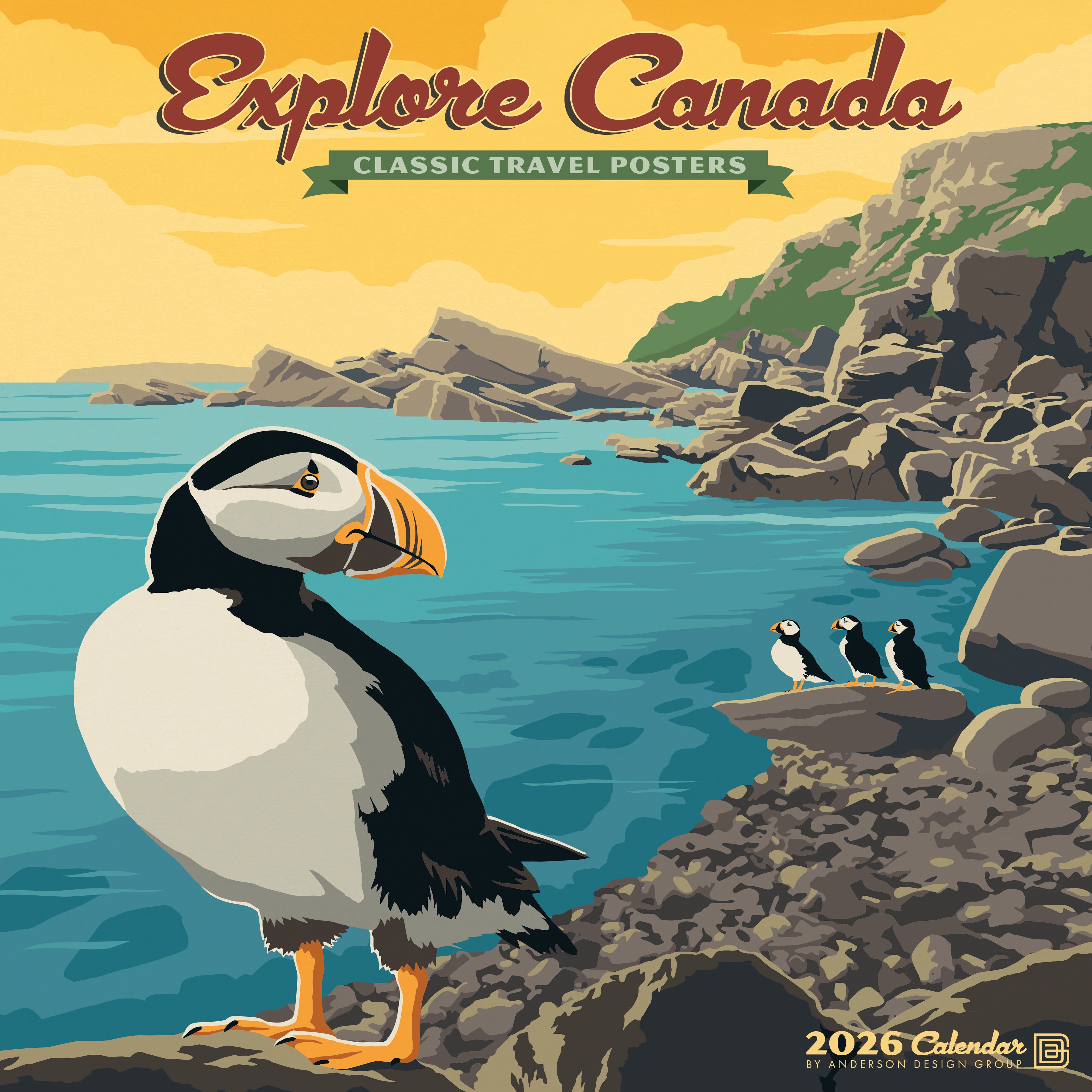 2026 Explore Canada - Square Wall Calendar