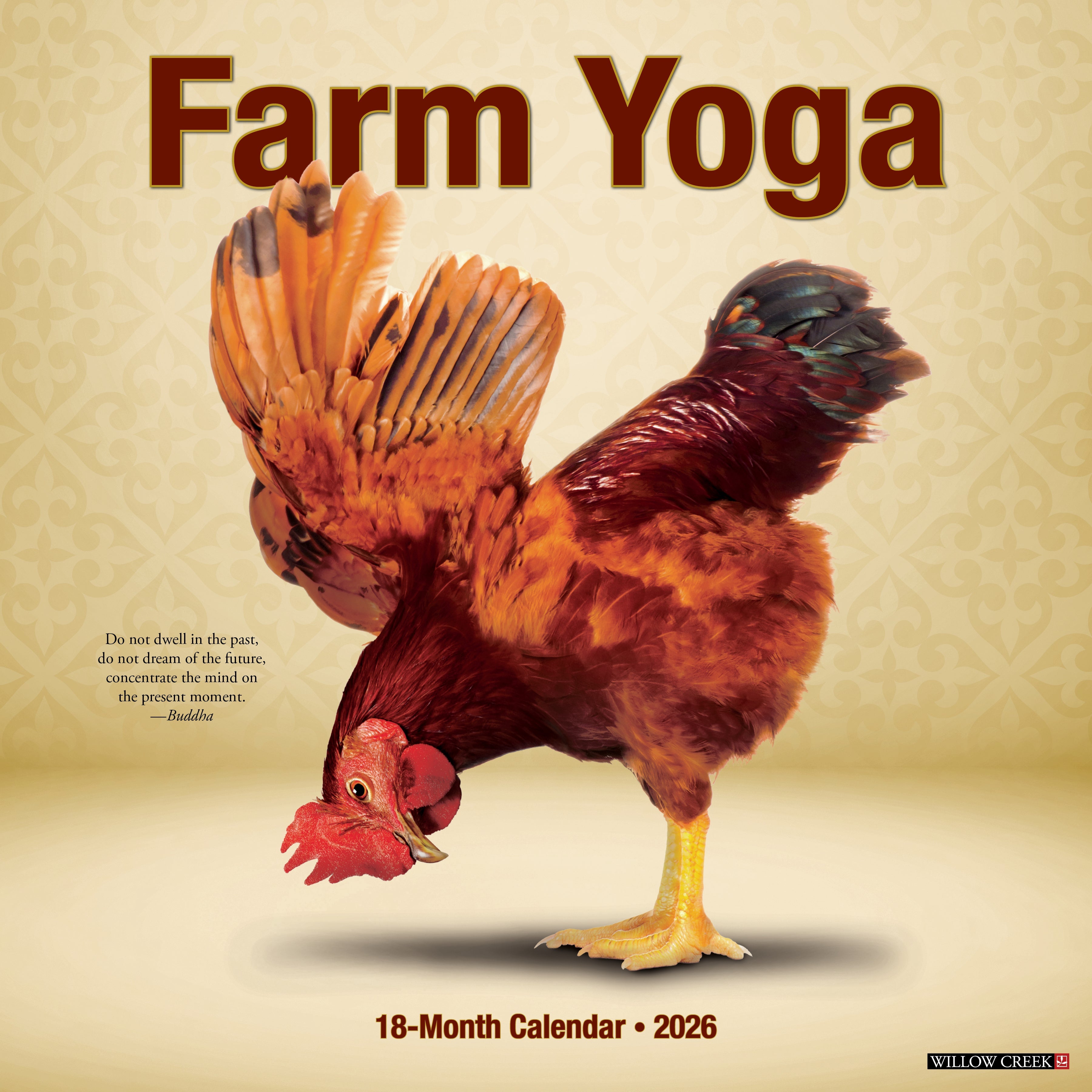 2026 Farm Yoga - Square Wall Calendar