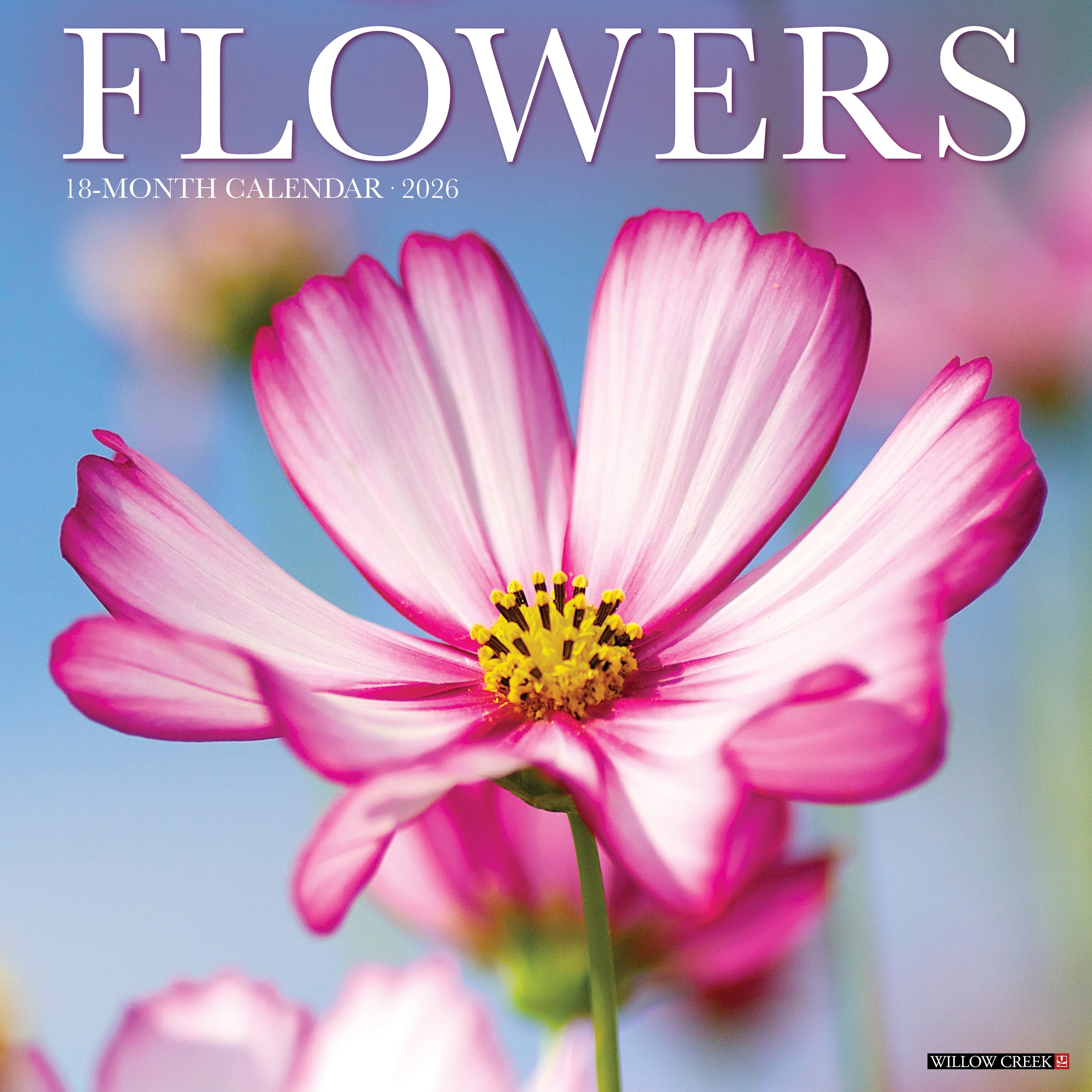 2026 Flowers - Square Wall Calendar
