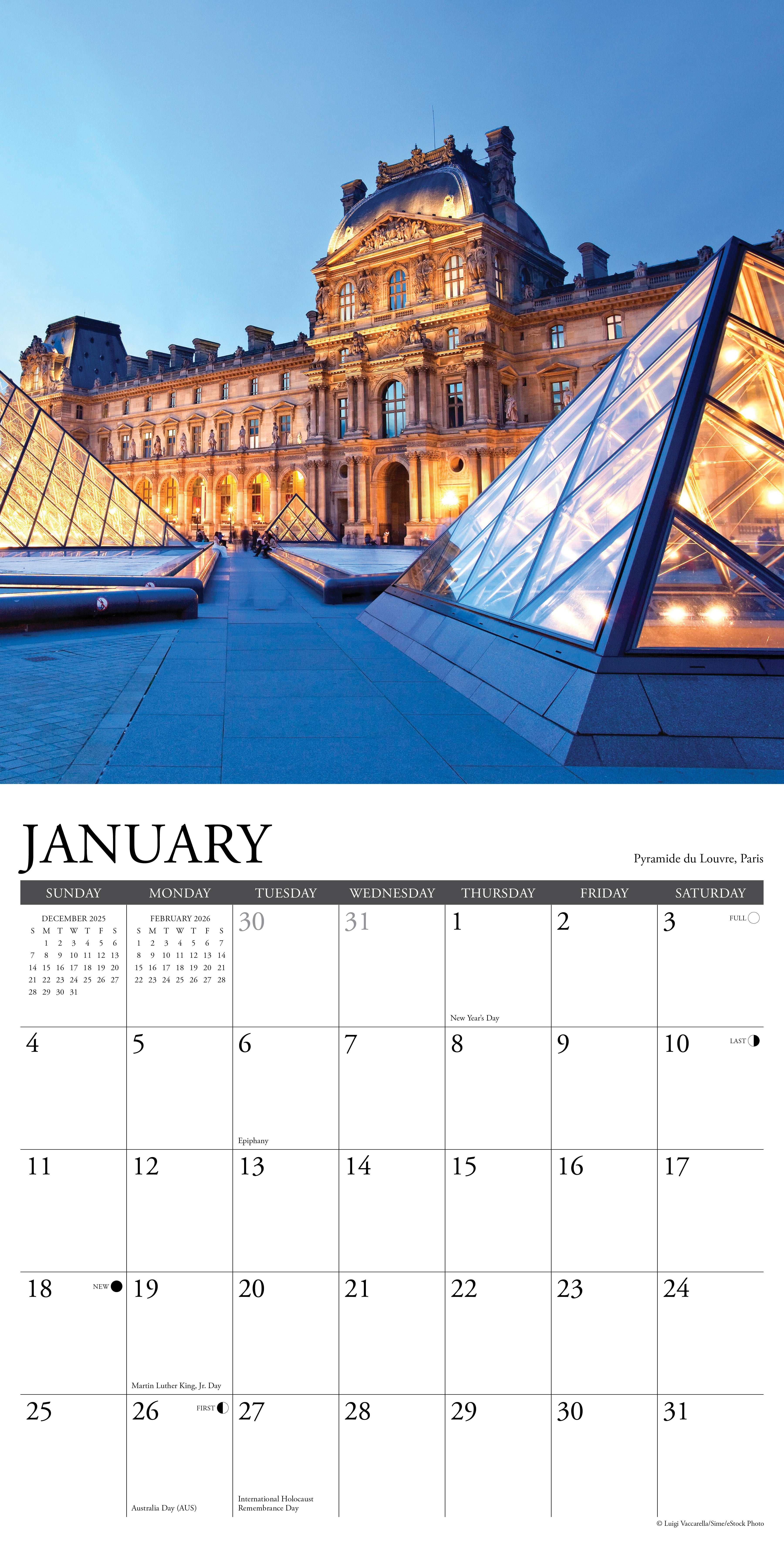 2026 France - Square Wall Calendar