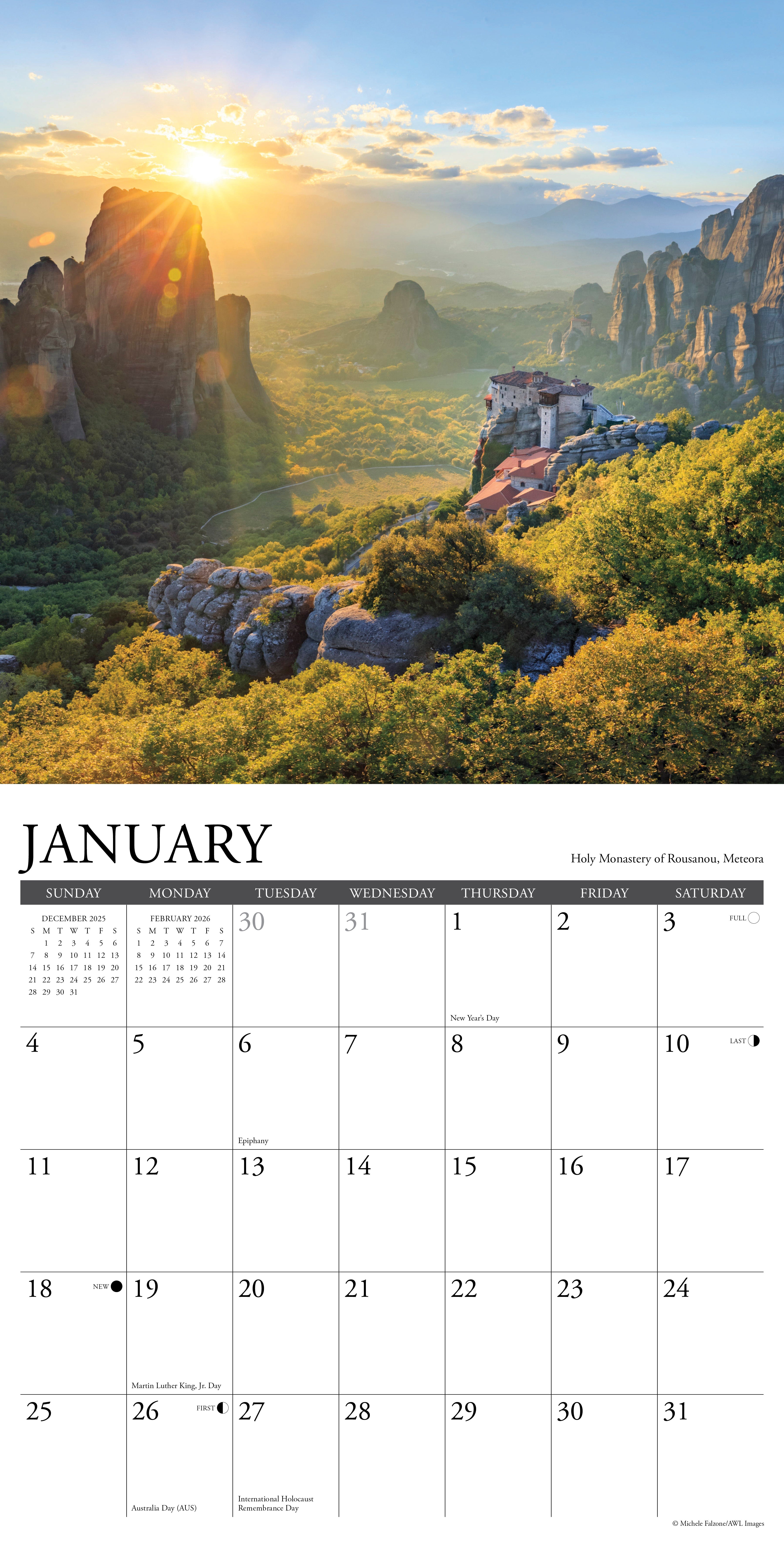 2026 Greece - Square Wall Calendar
