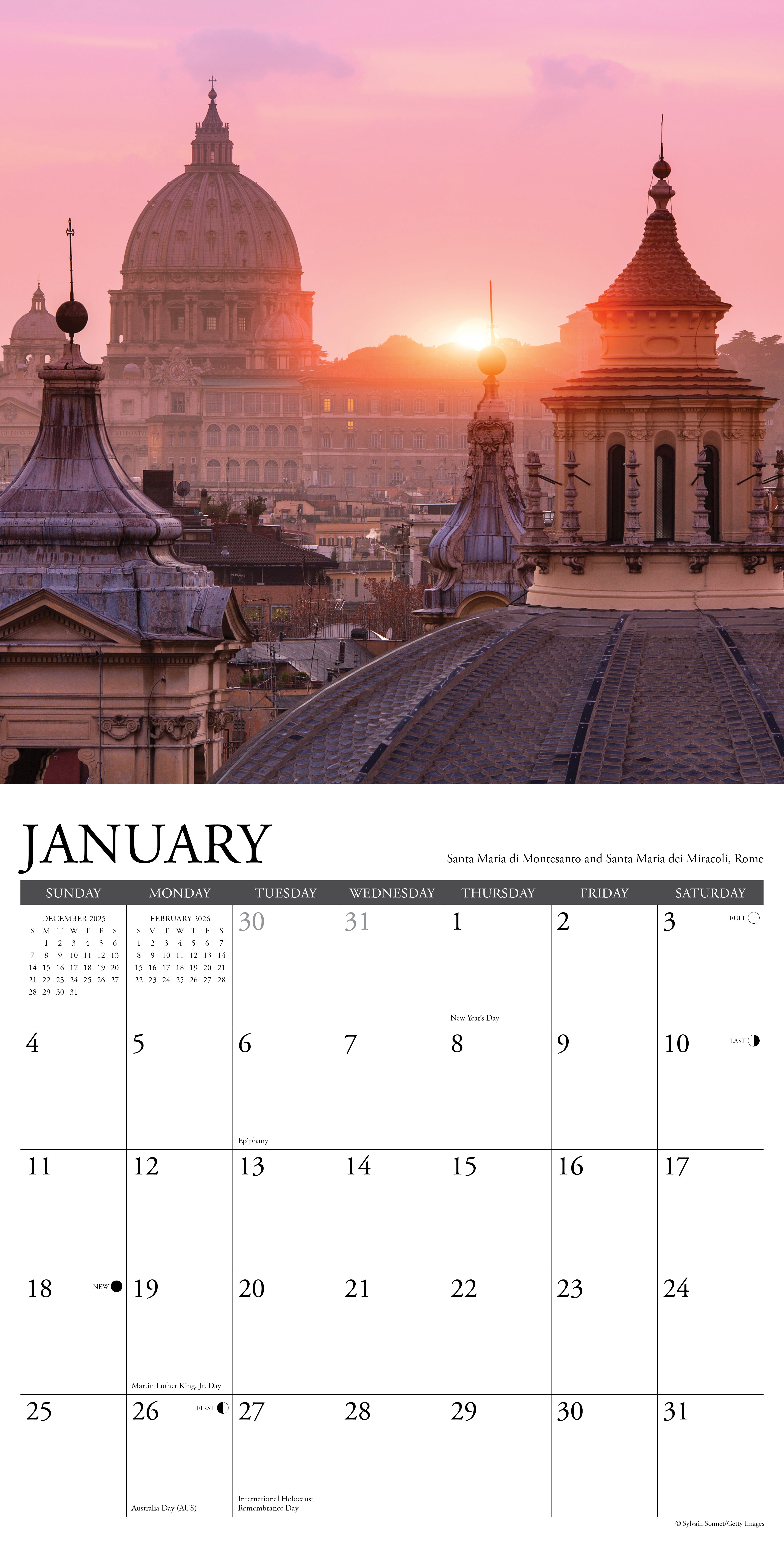 2026 Italy - Square Wall Calendar