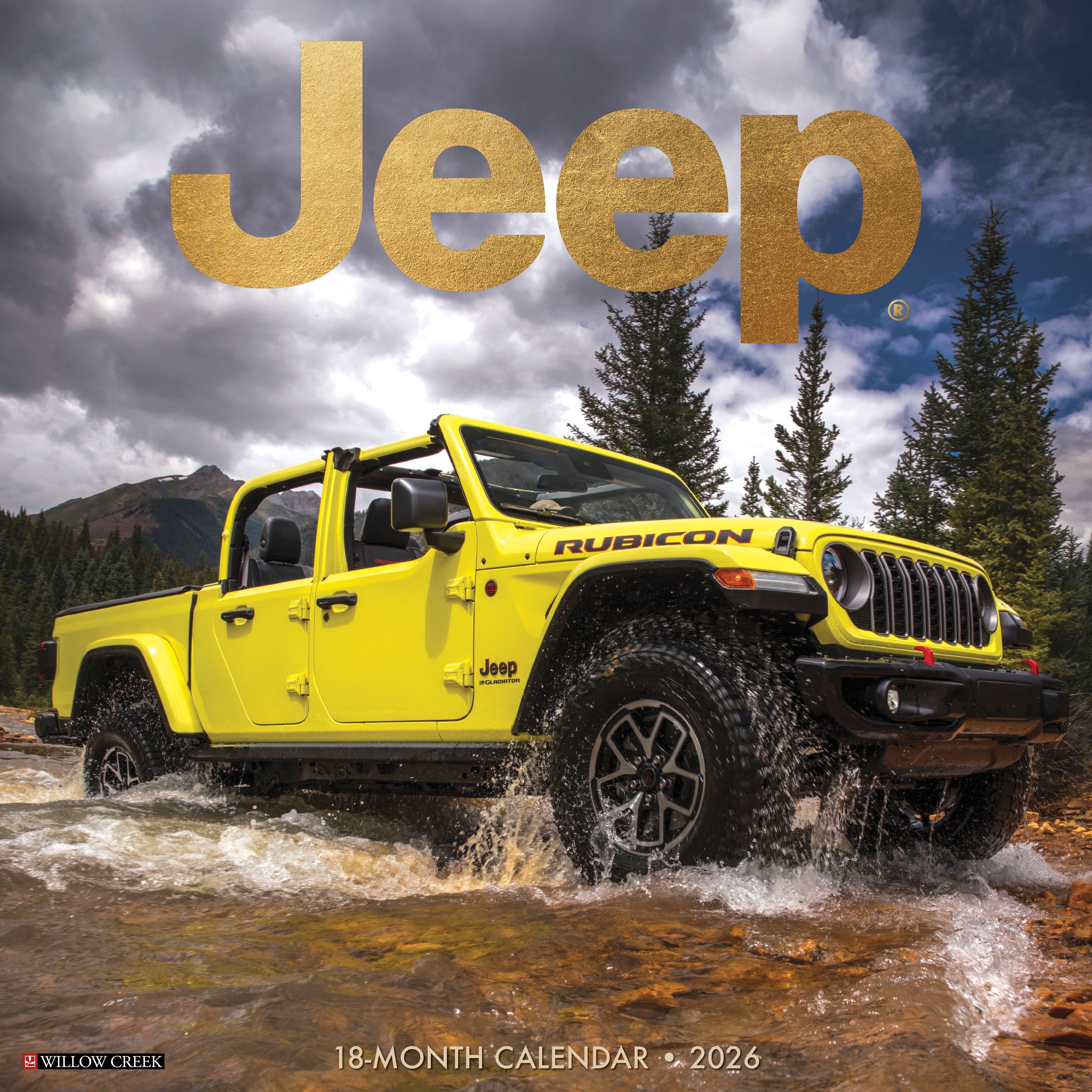 2026 Jeep - Square Wall Calendar