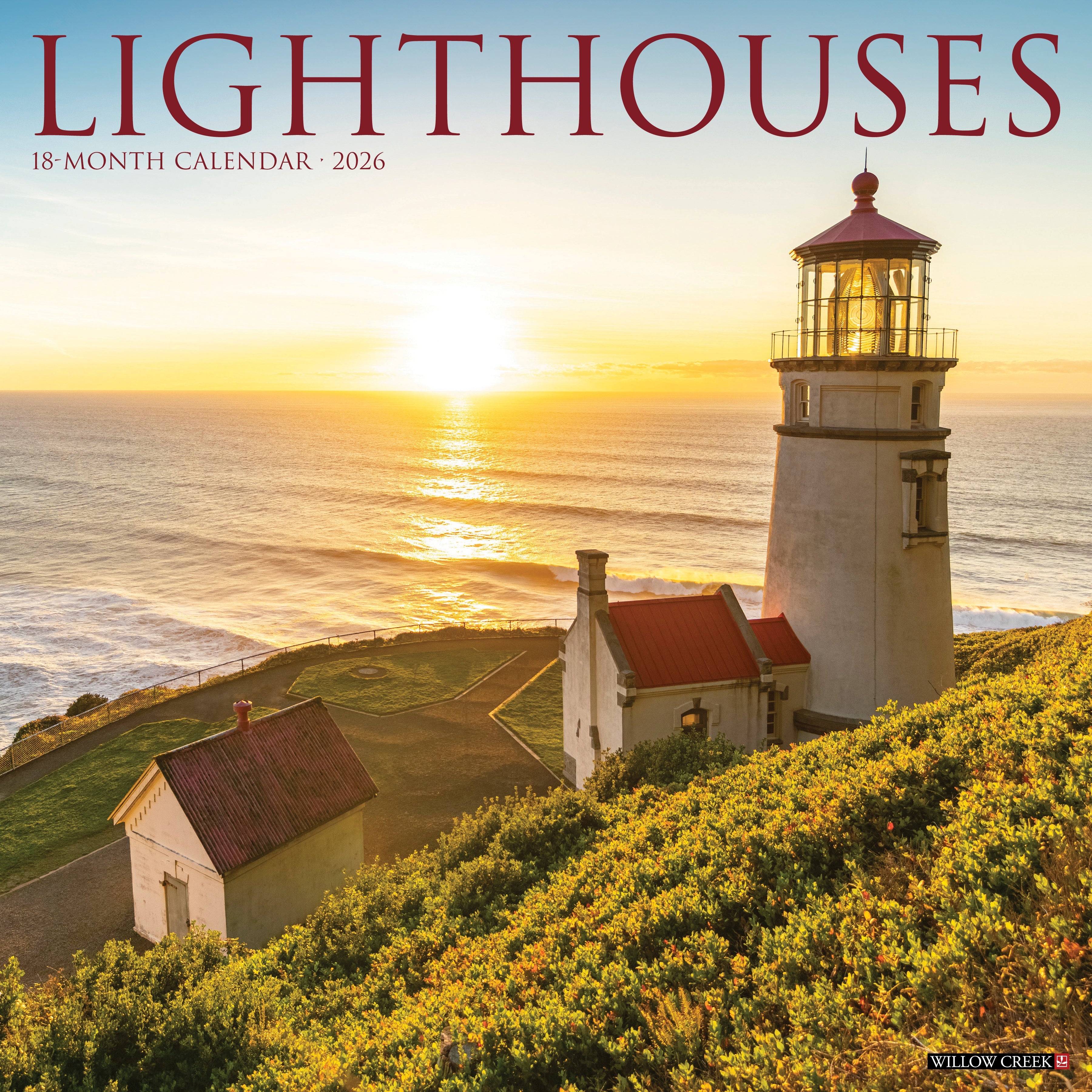 2026 Lighthouses - Square Wall Calendar